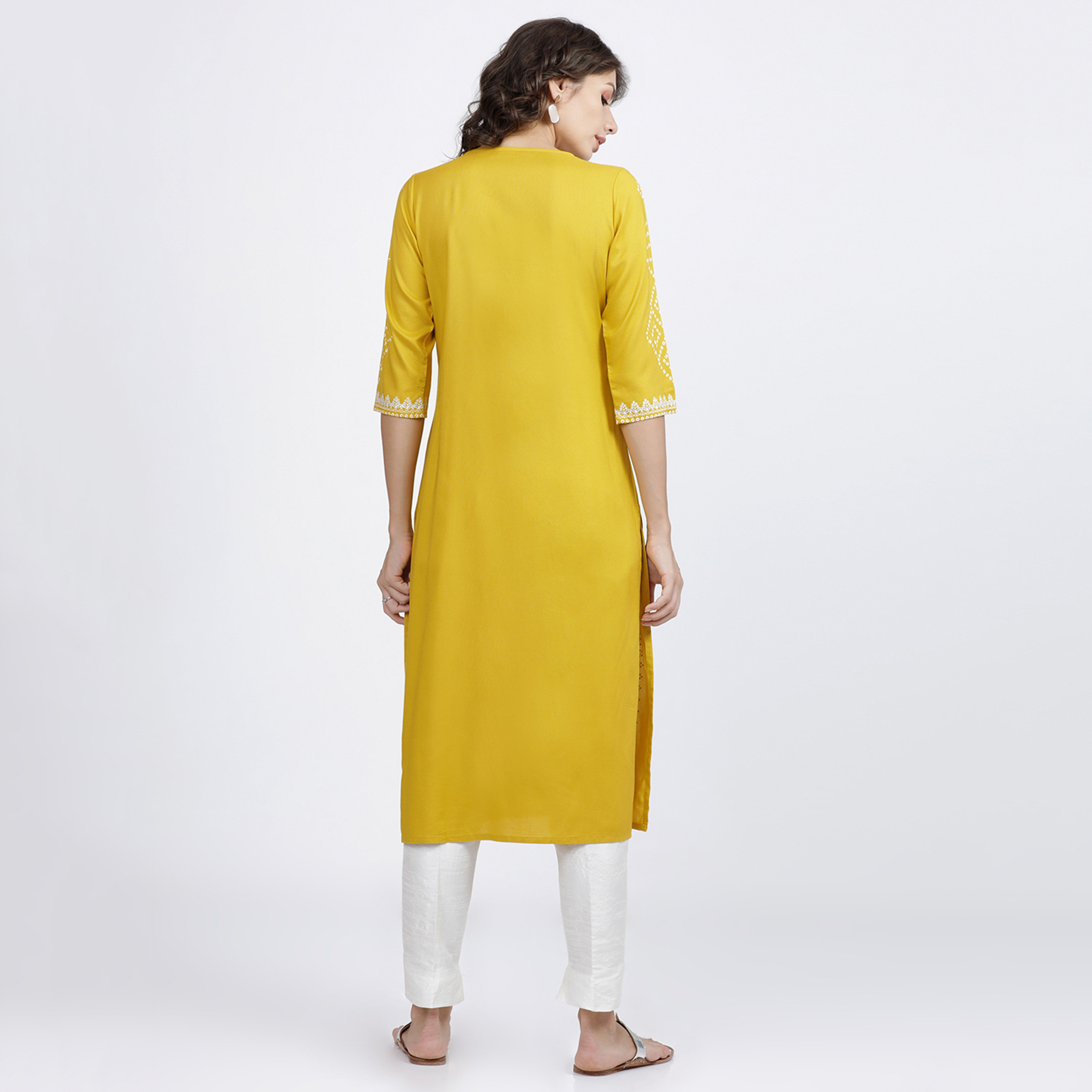 فيشوده الأصفر قمم-women-clothing-ethnicwear-kurtas-image-3
