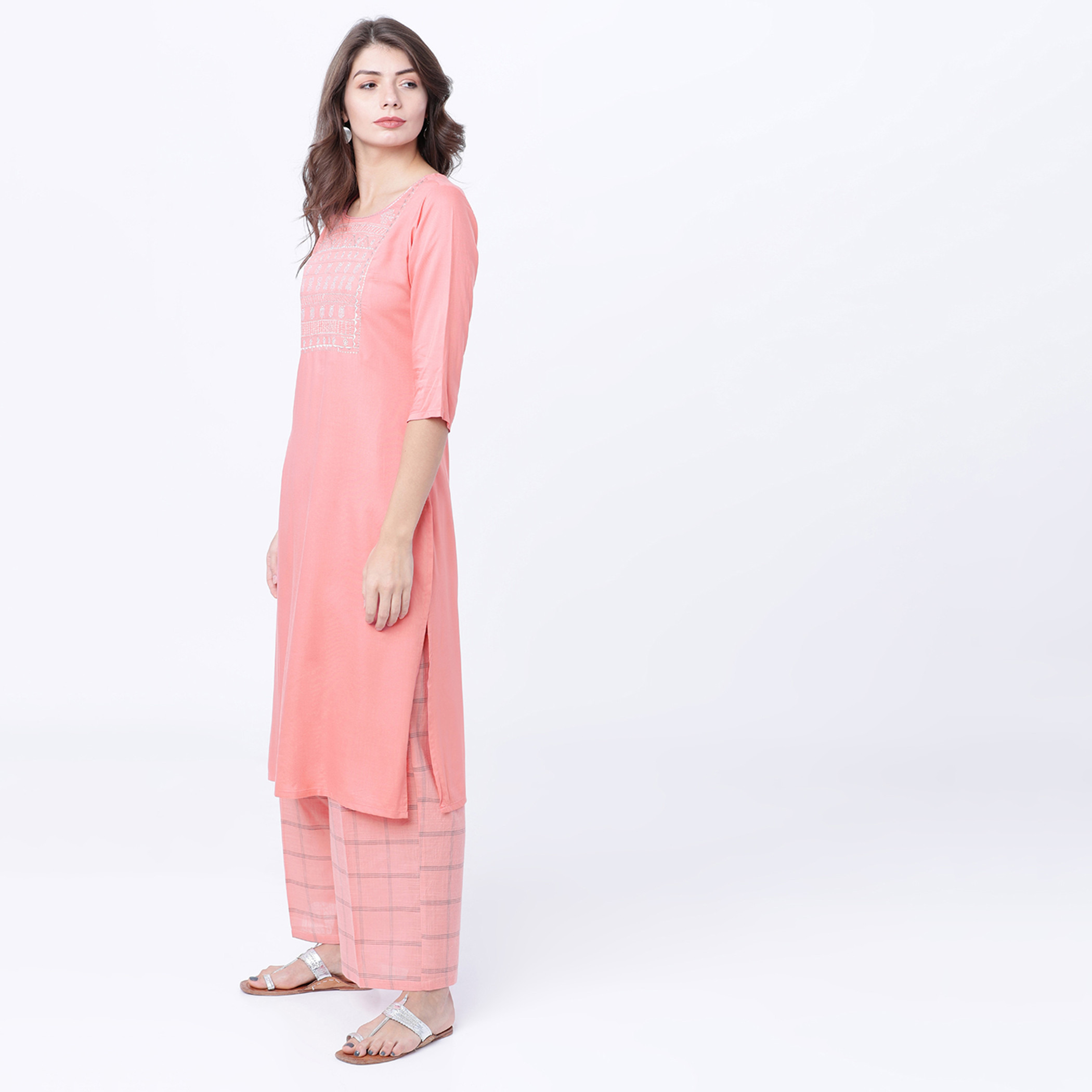 فيشوده لون القرنفل قمم-women-clothing-ethnicwear-kurtas-image-2