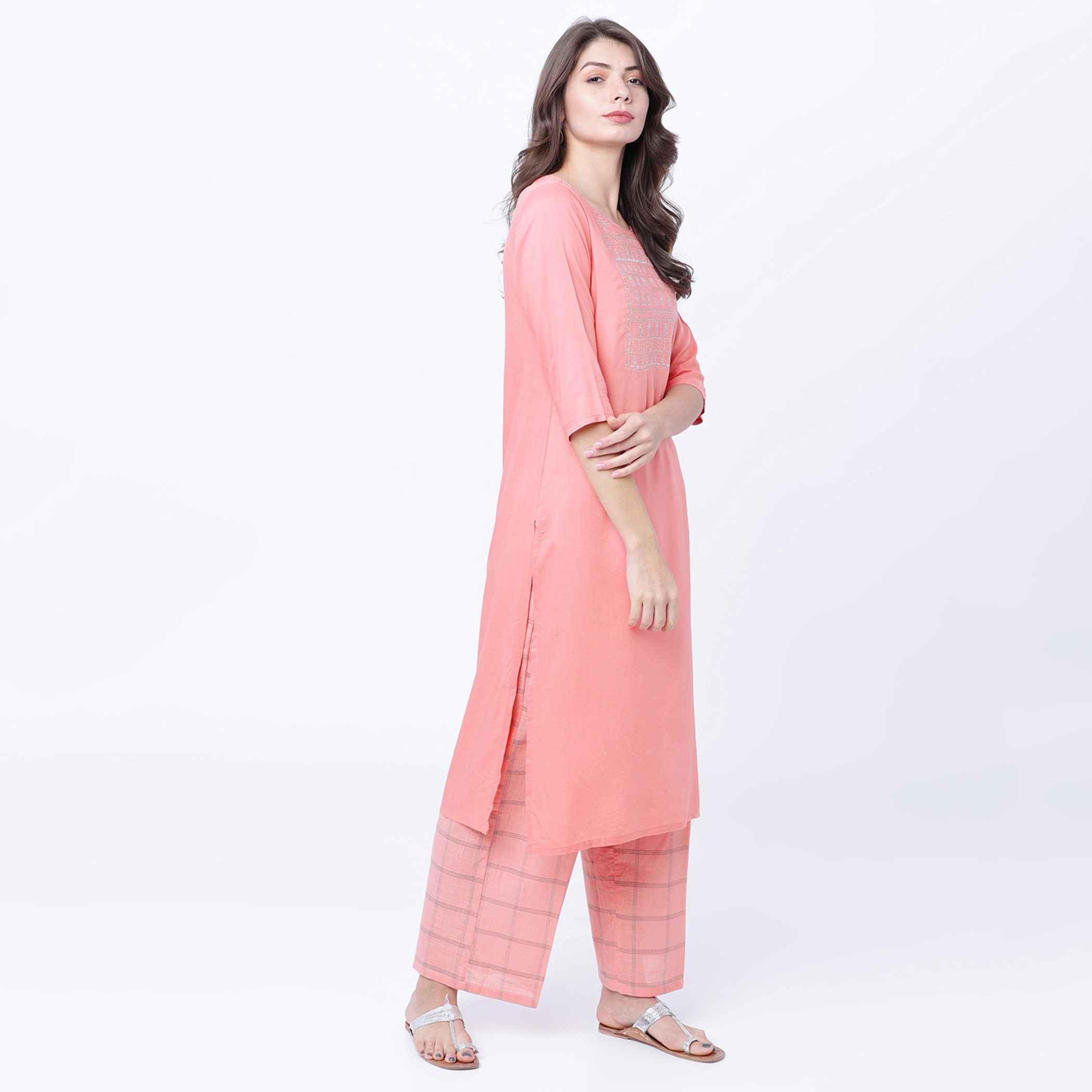 فيشوده لون القرنفل قمم-women-clothing-ethnicwear-kurtas-image-5