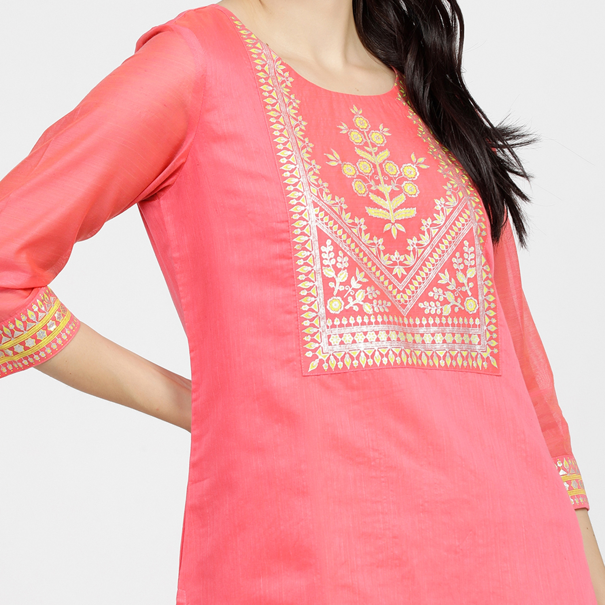 فيشوده لون القرنفل قمم-women-clothing-ethnicwear-kurtas-image-4