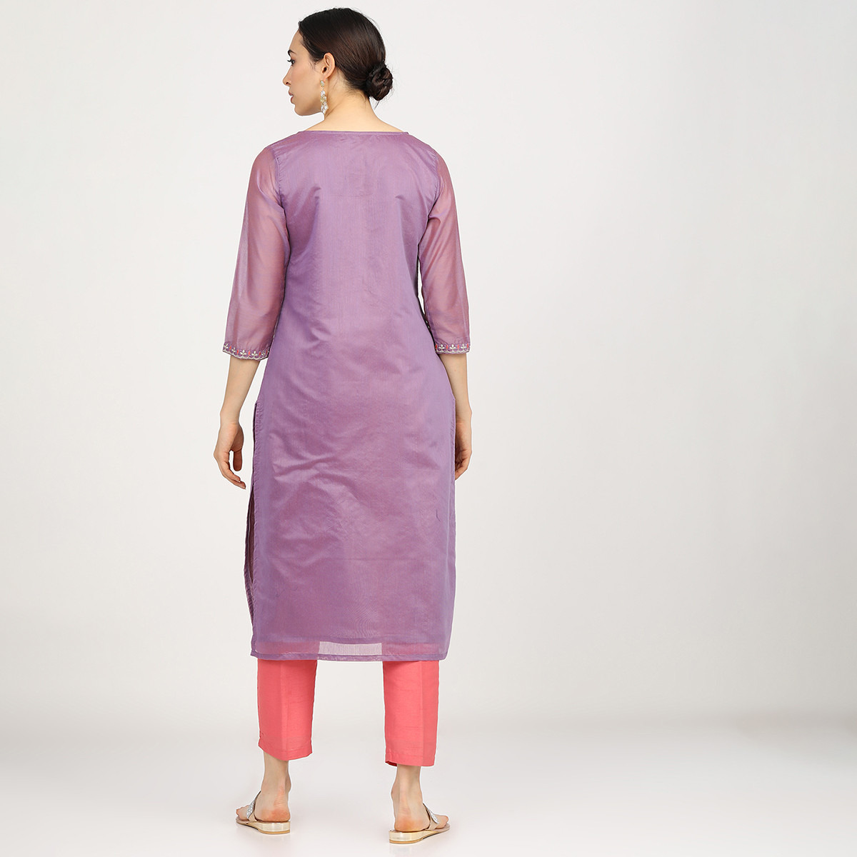 فيشوده نفسجي كورتا-women-clothing-ethnicwear-kurtas-image-3