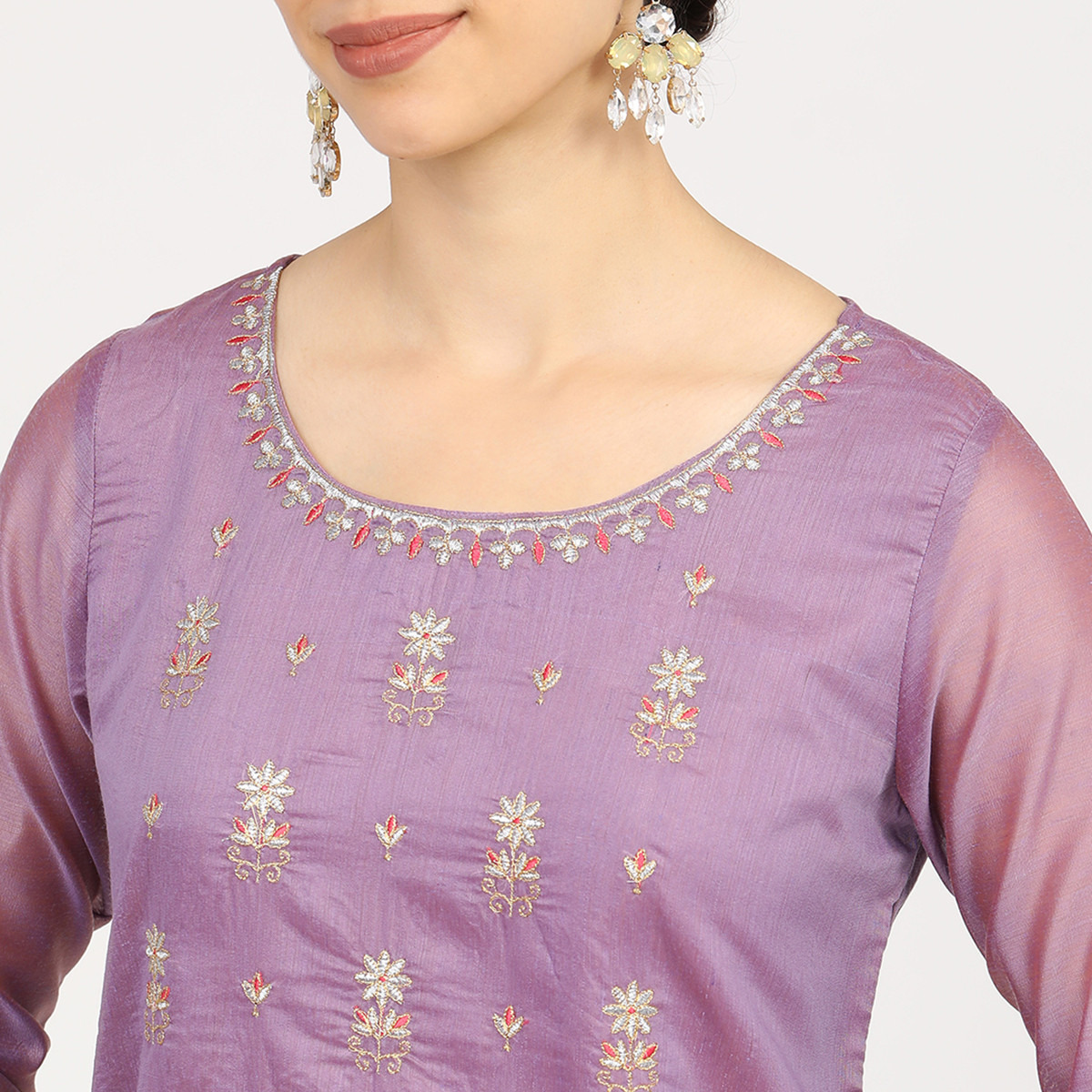 فيشوده نفسجي كورتا-women-clothing-ethnicwear-kurtas-image-4