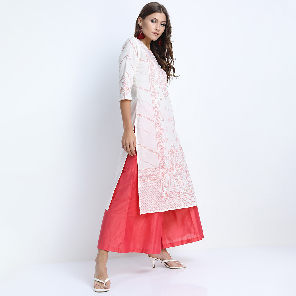 فيشوده كريم كورتا-women-clothing-ethnicwear-kurtas-image-6
