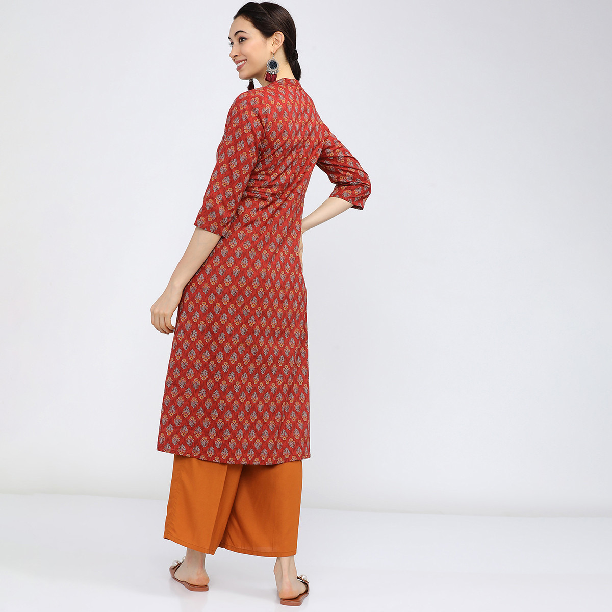 فيشوده بنى كورتا-women-clothing-ethnicwear-kurtas-image-3