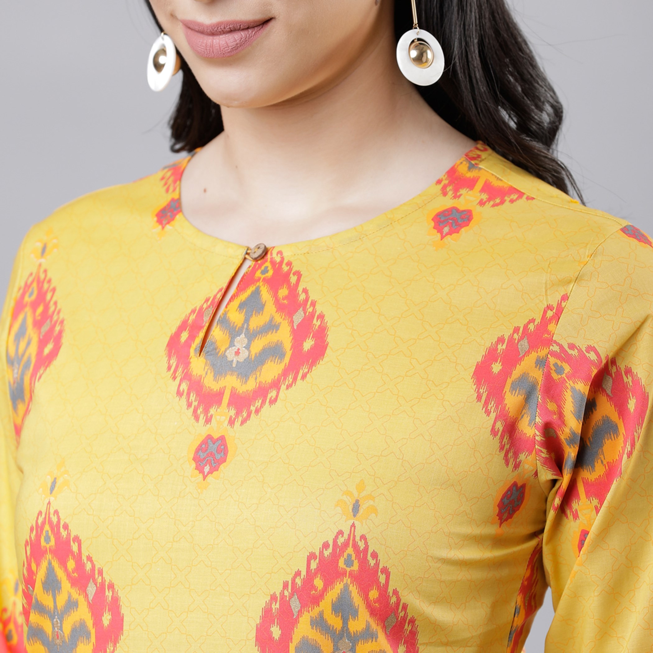  الأصفر قمم-women-clothing-ethnicwear-kurtas-image-5