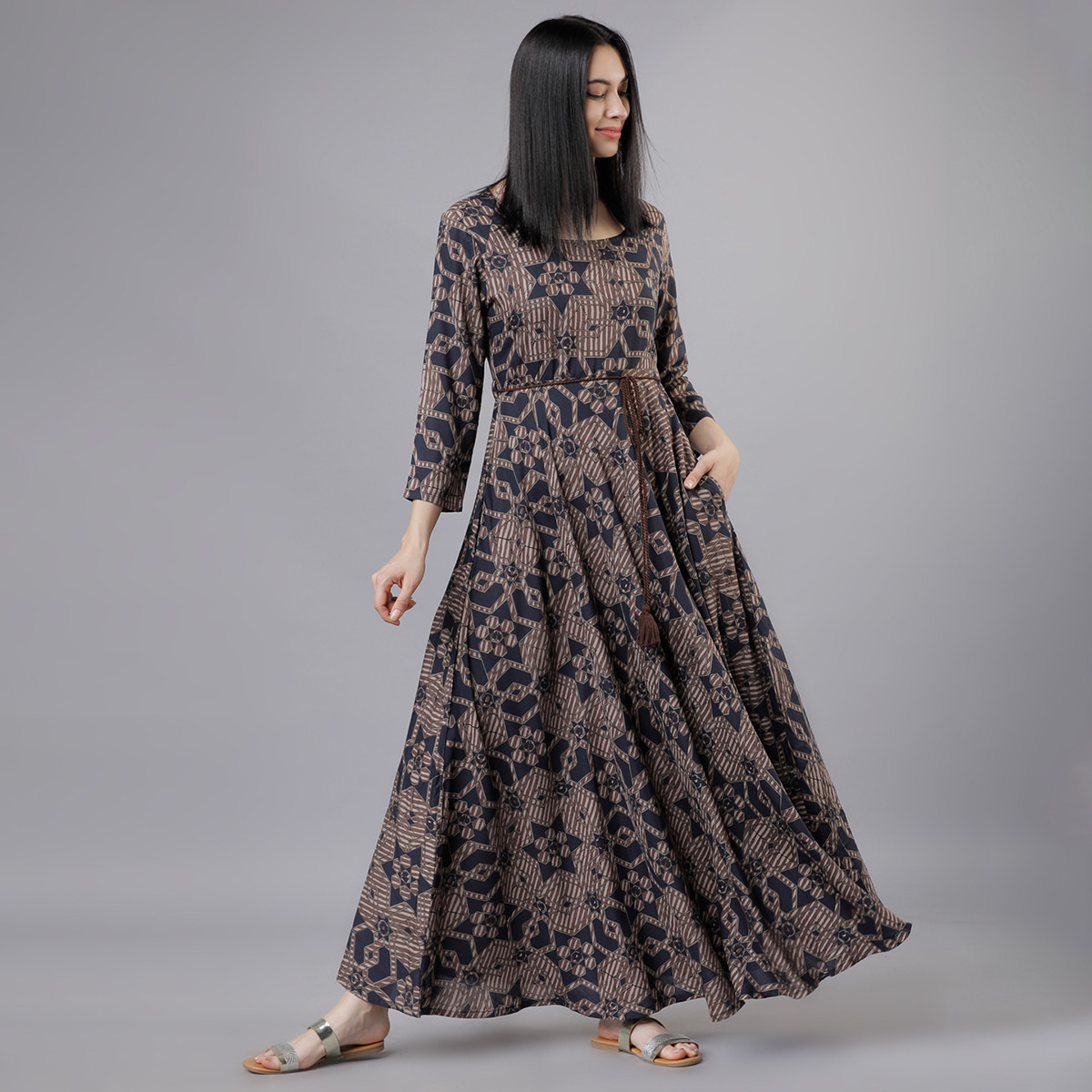 فيشوده أزرق قمم-women-clothing-ethnicwear-dresses-image-1