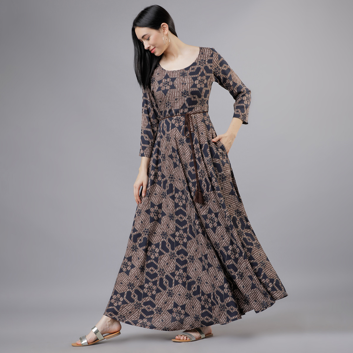 فيشوده أزرق قمم-women-clothing-ethnicwear-dresses-image-2