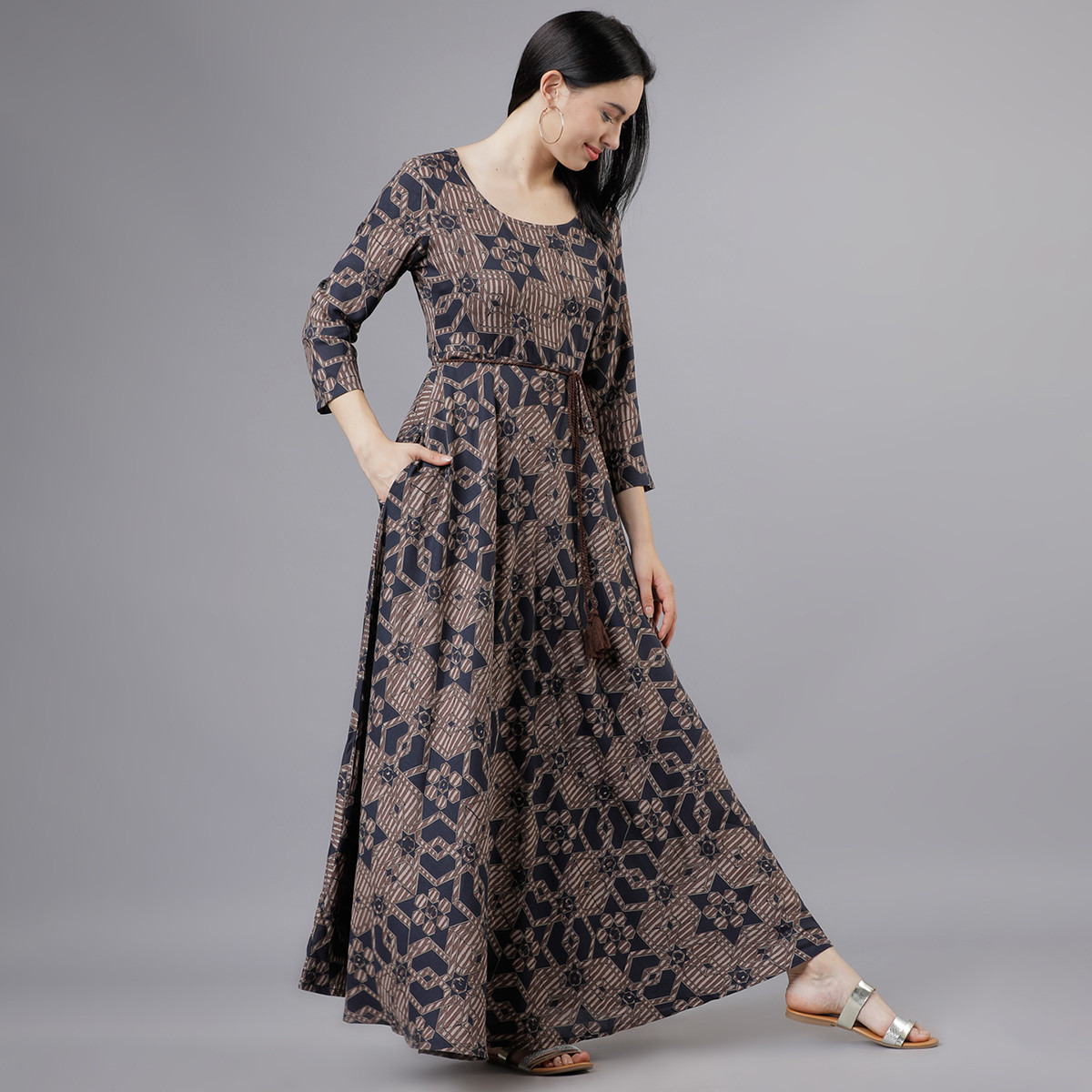 فيشوده أزرق قمم-women-clothing-ethnicwear-dresses-image-4