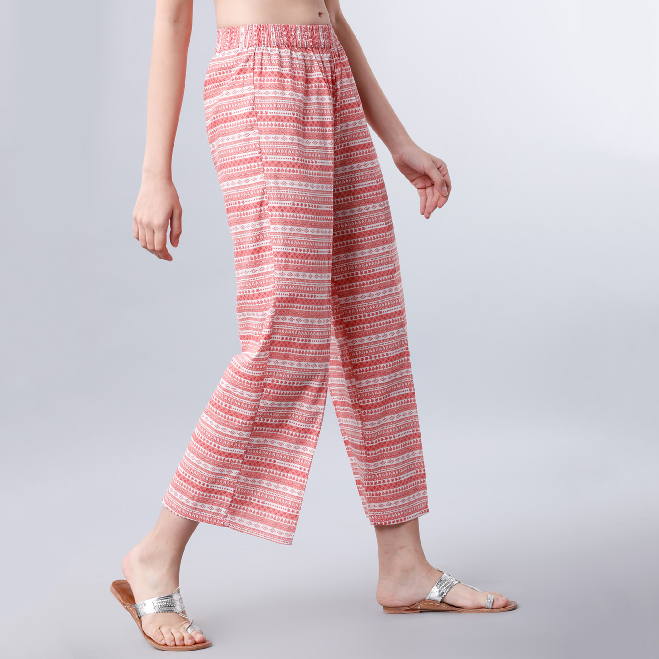 فيشوده لون القرنفل بالازو -women-clothing-ethnicwear-bottoms-palazzos-image-6