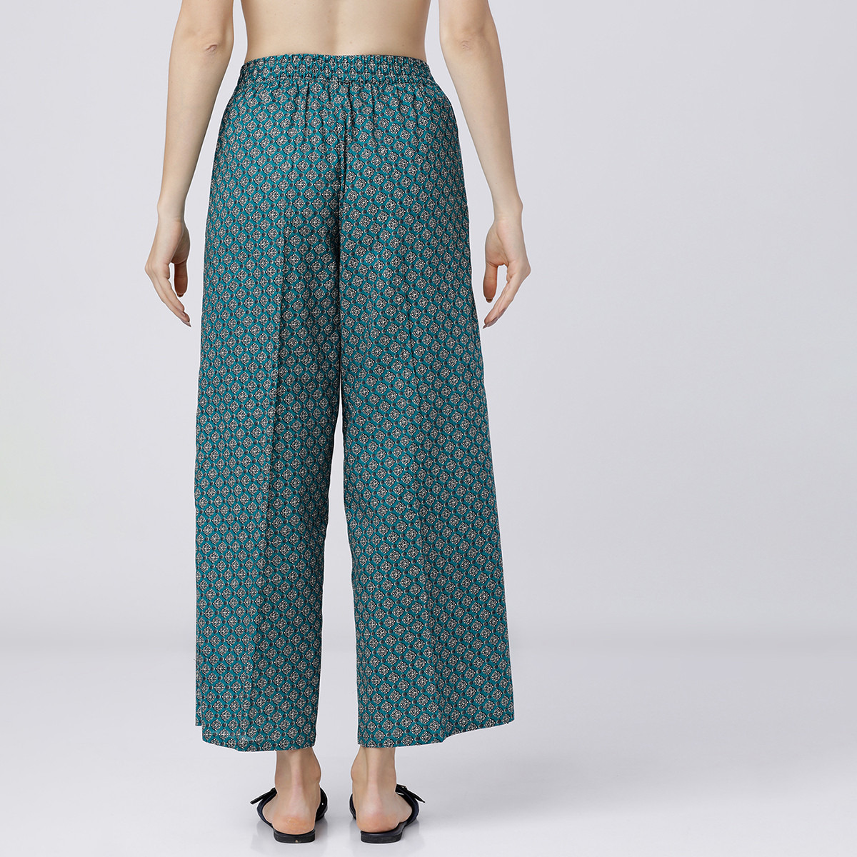 Vishudh Women Blue Printed Elasticated Waist Regular Fit Palazzo-women-clothing-ethnicwear-bottoms-palazzos-image-3