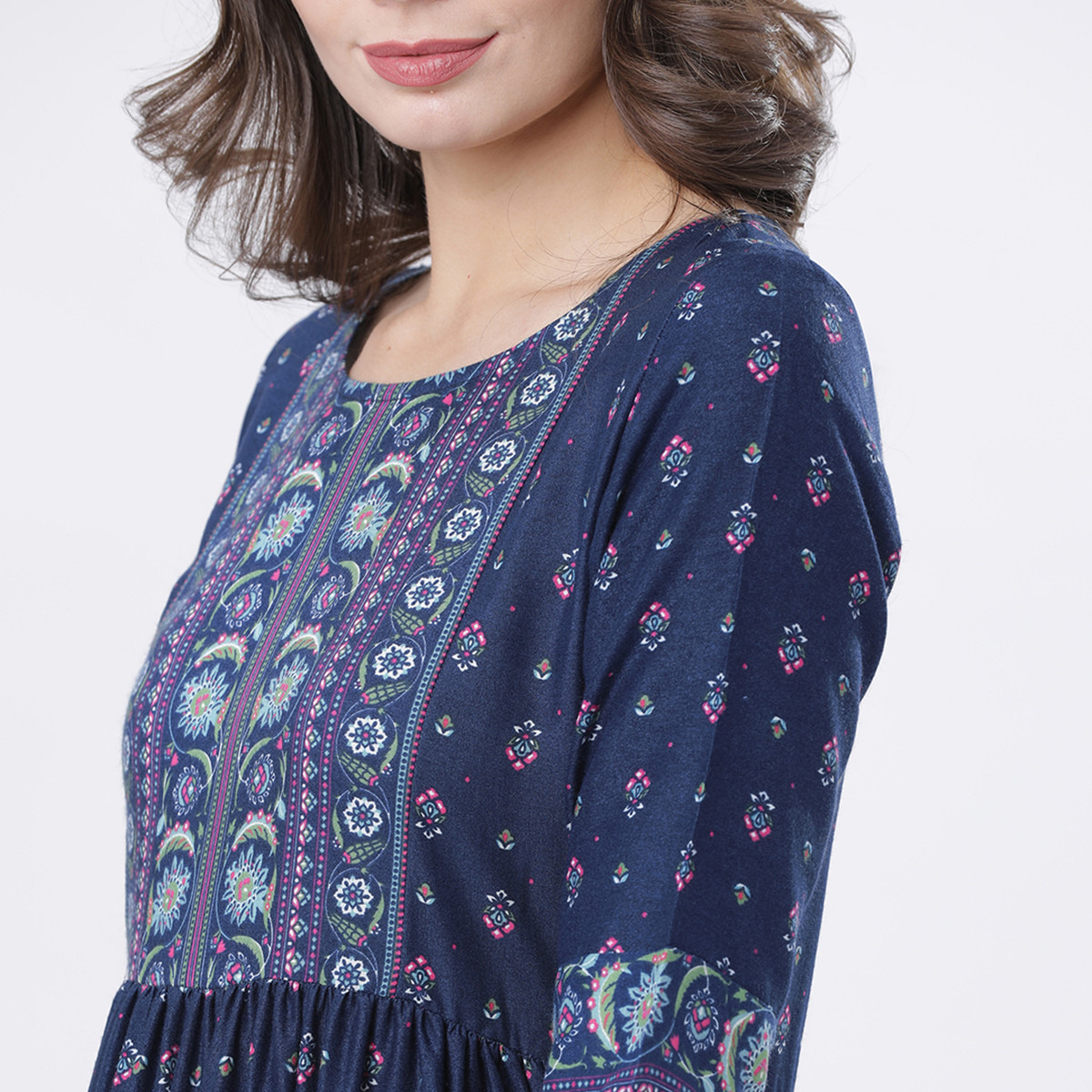 فيشوده أزرق قمم-women-clothing-ethnicwear-dresses-image-4