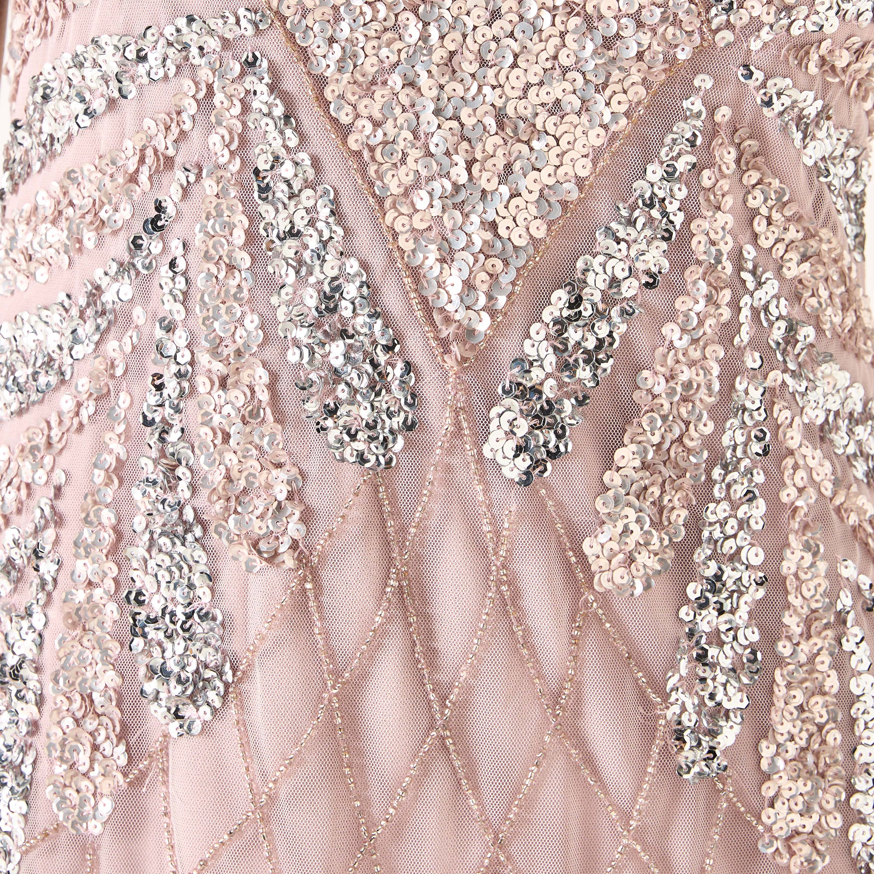 CHARME Embellished Sleeveless Dress with Round Neck-women-clothing-dresses-image-5