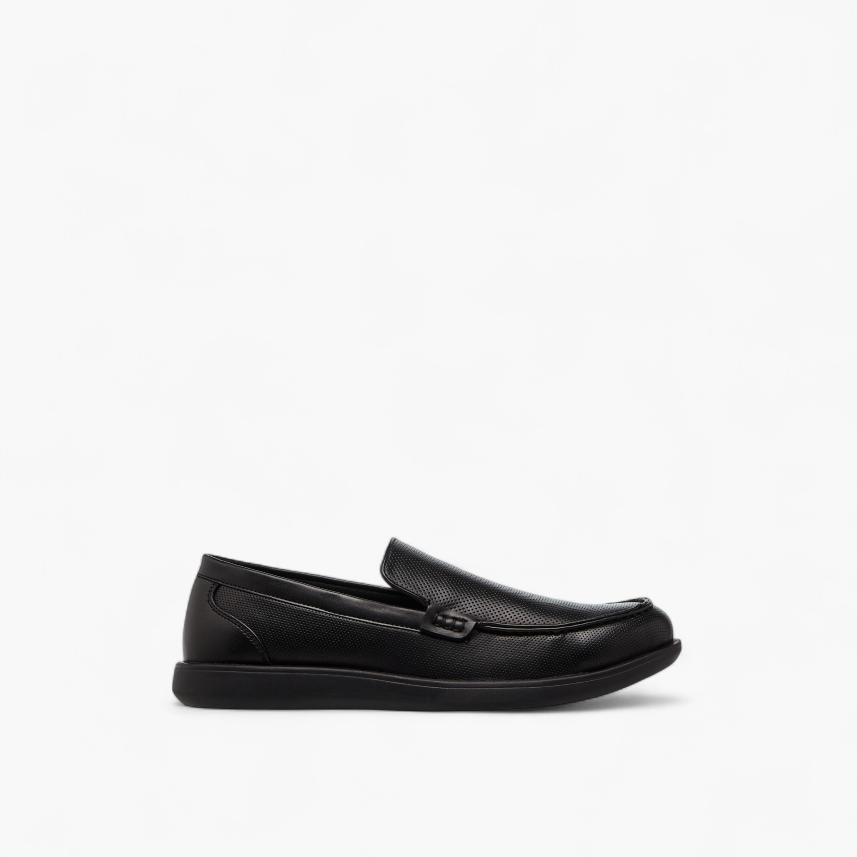 LBL by Shoexpress Textured Slip-On Loafers-men-shoes-loafersandmoccasins-image-3