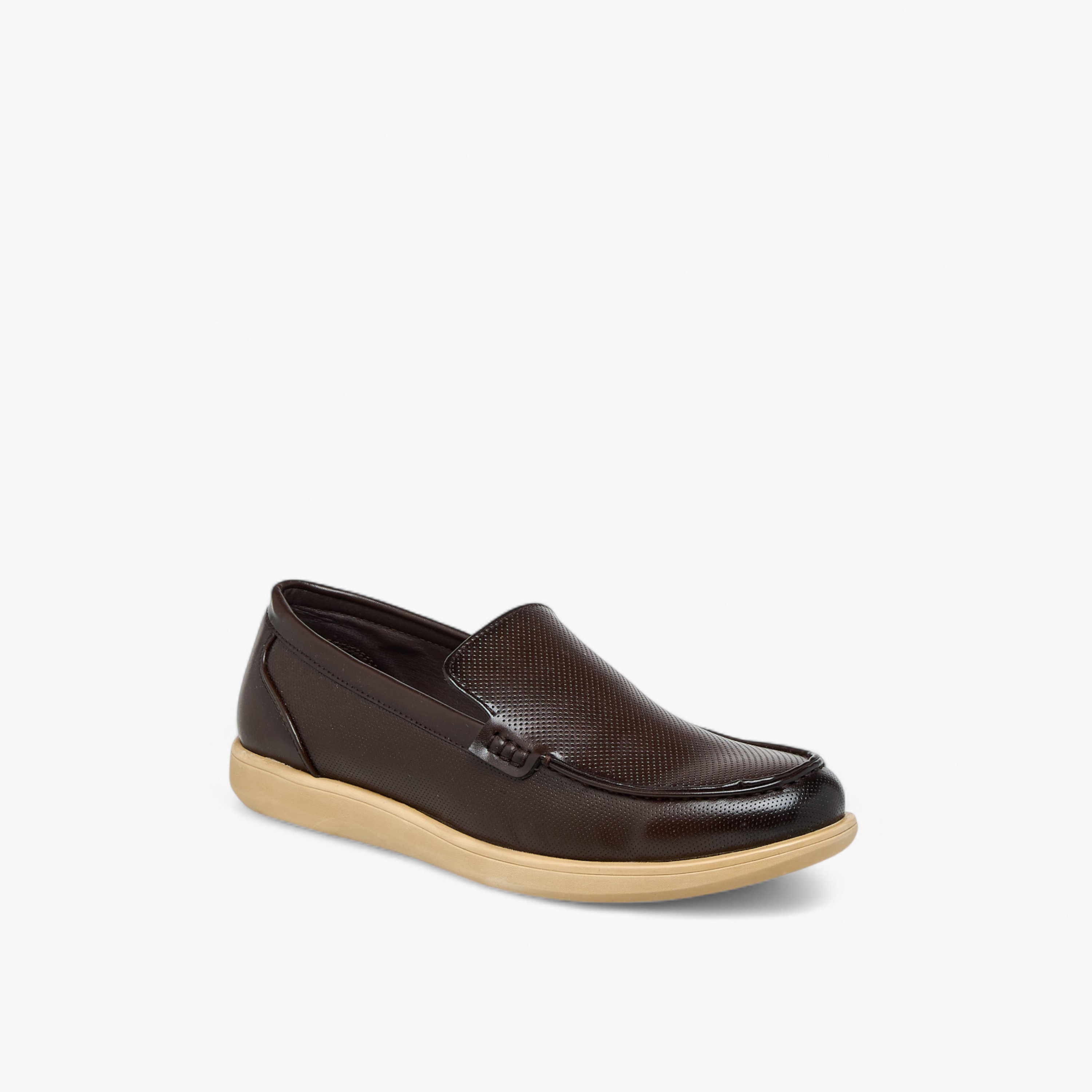 LBL by Shoexpress Textured Slip-On Loafers-men-shoes-loafersandmoccasins-image-2