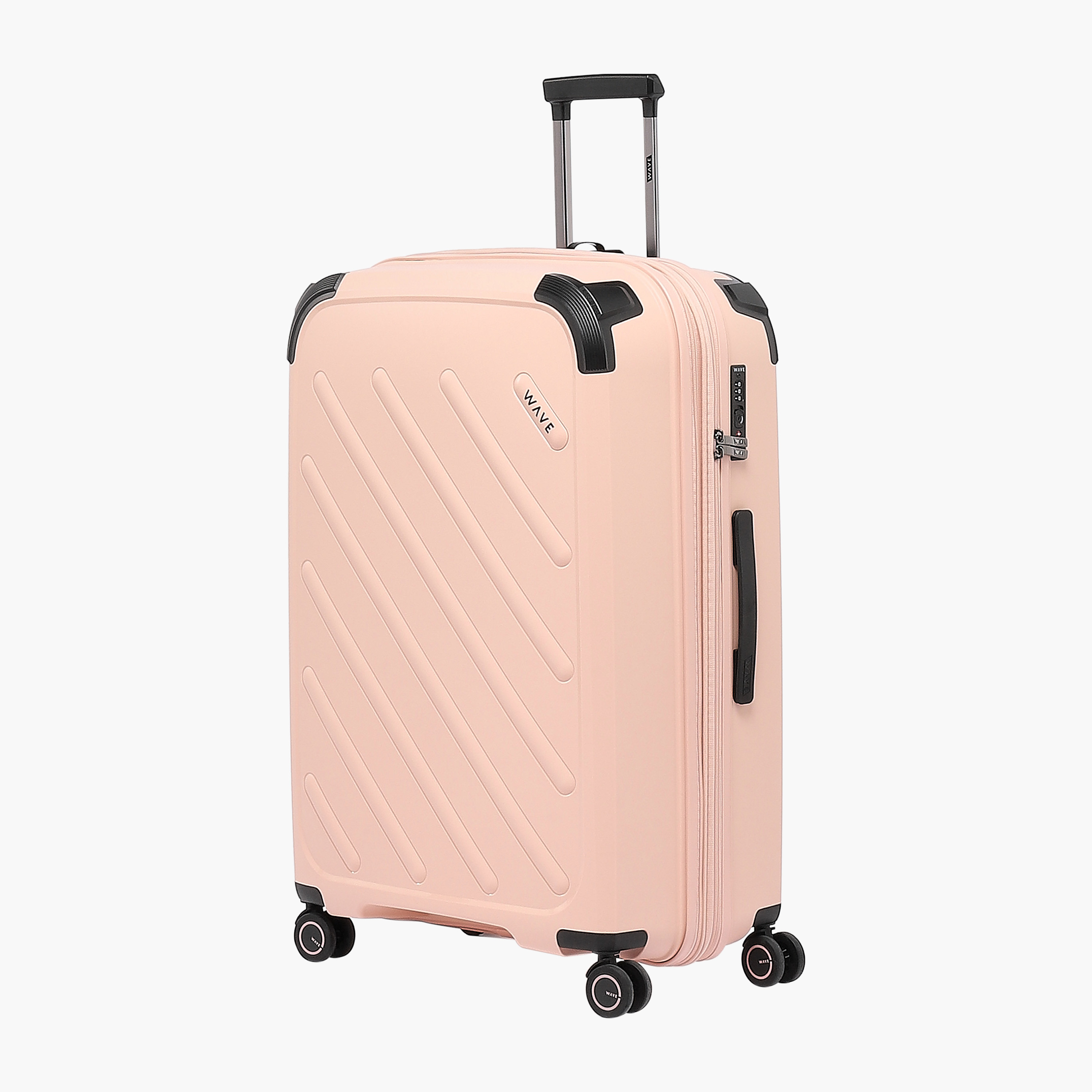 WAVE Solid Hardcase Trolley Bag with Retractable Handle - 28 Inches Check-in Bag-travel-luggagesandbags-luggage-image-1