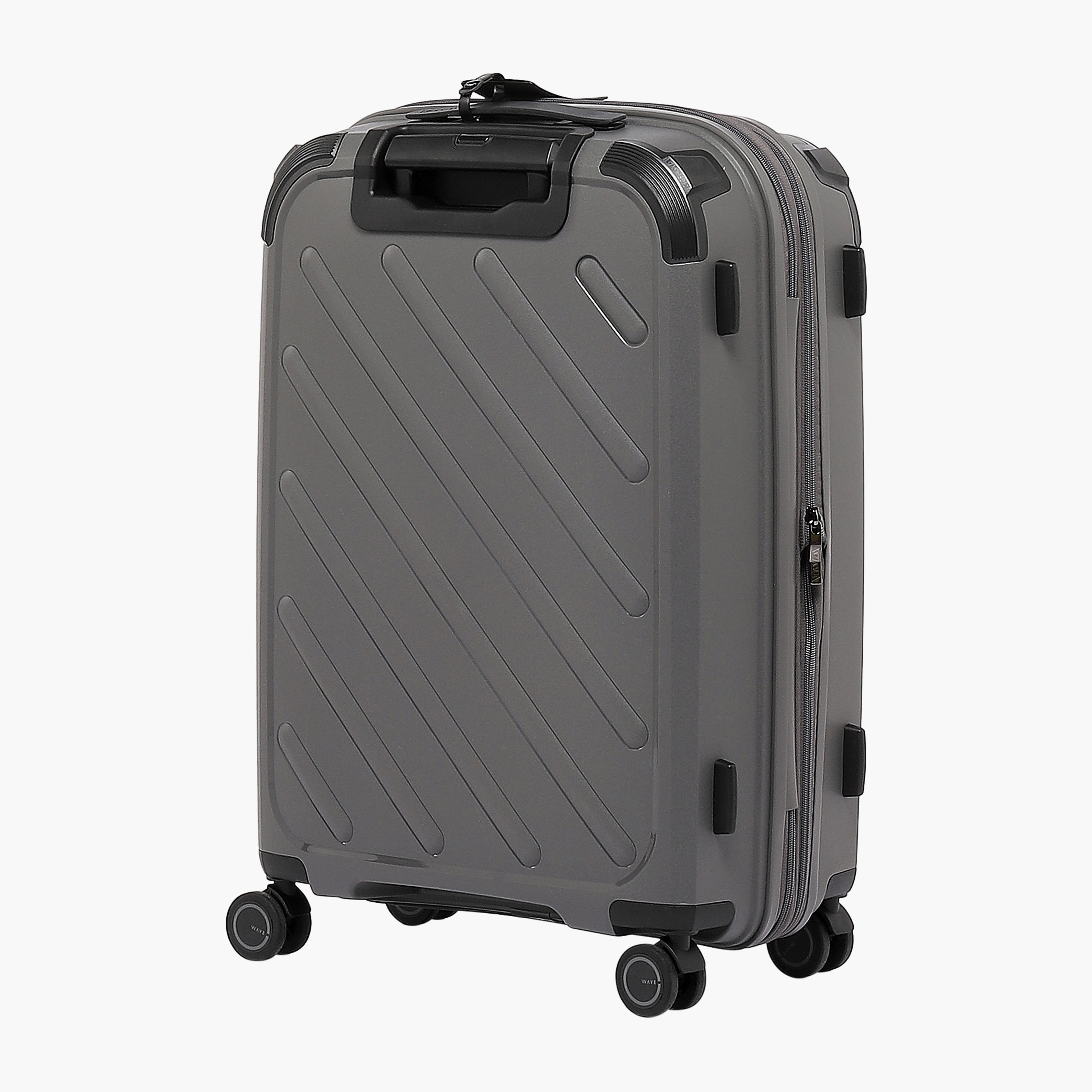 WAVE Solid Hardcase Trolley Bag with Retractable Handle - 24 Inches Check-in Bag-travel-luggagesandbags-luggage-image-3
