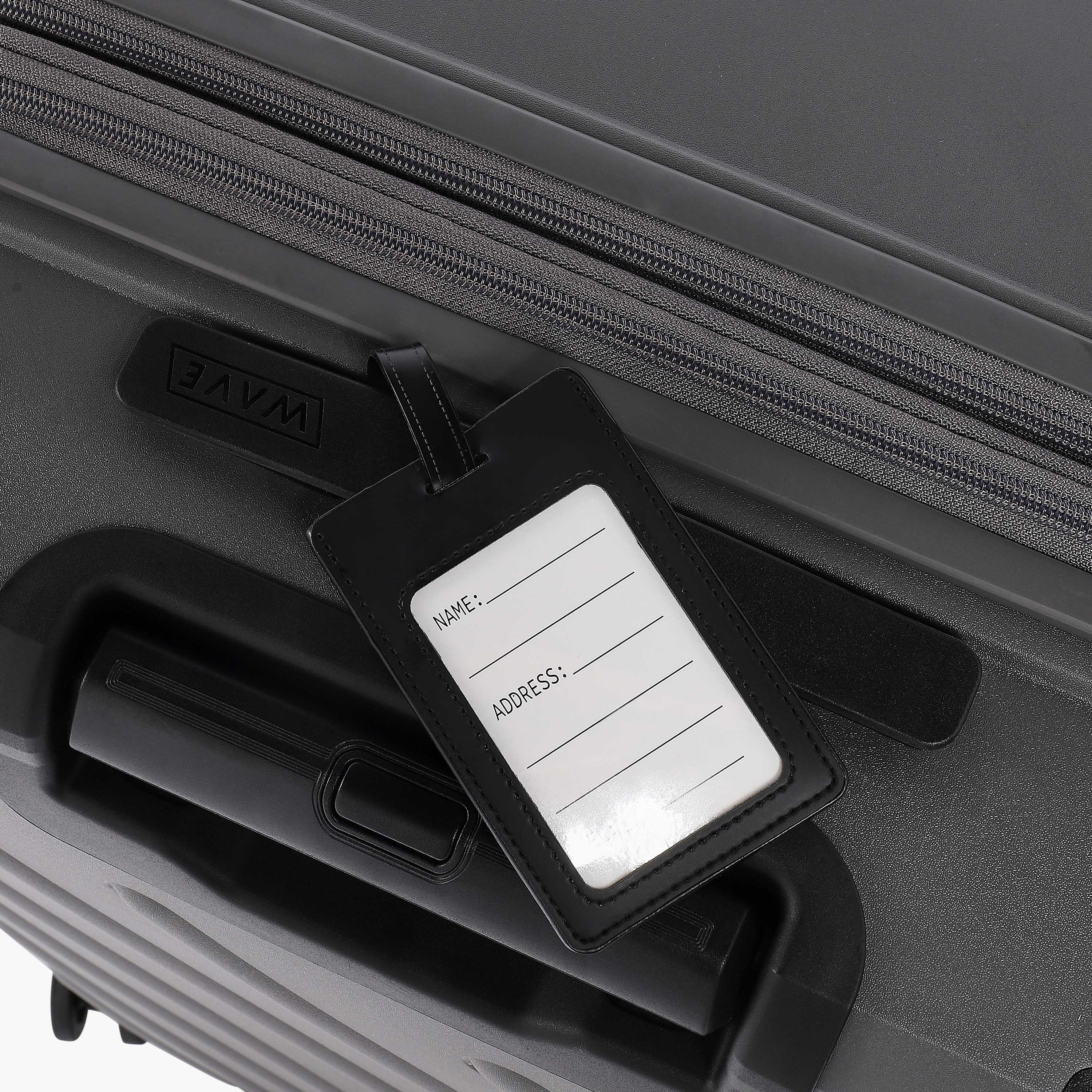 WAVE Solid Hardcase Trolley Bag with Retractable Handle - 24 Inches Check-in Bag-travel-luggagesandbags-luggage-image-5