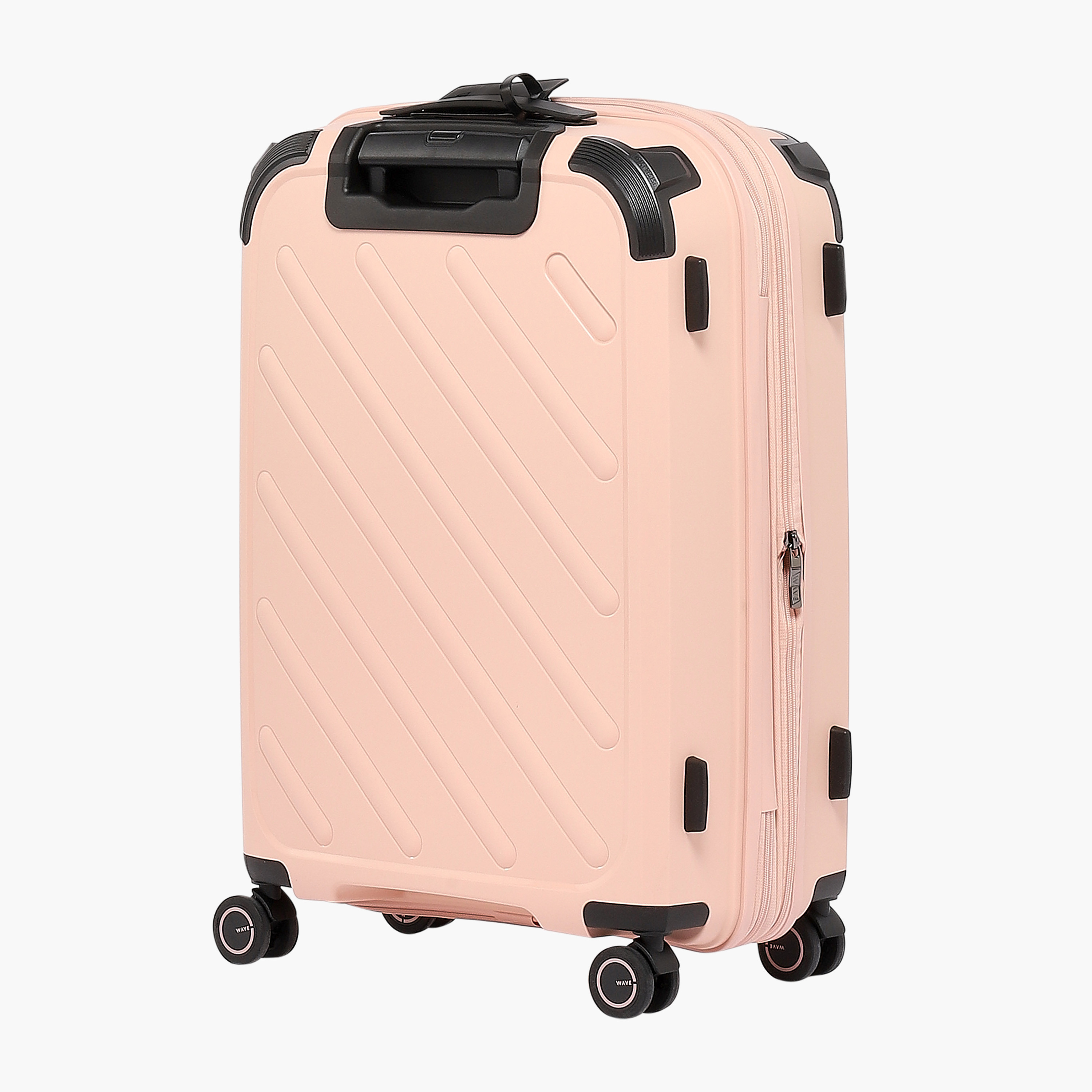 WAVE Solid Hardcase Trolley Bag with Retractable Handle - 24 Inches Check-in Bag-travel-luggagesandbags-luggage-image-3