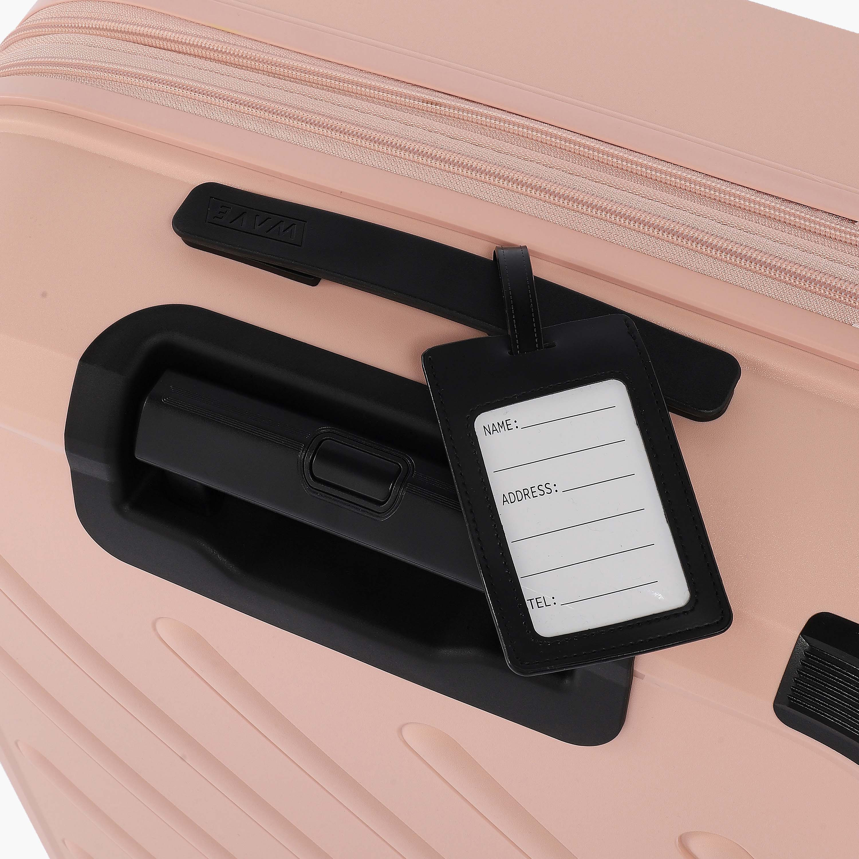 WAVE Solid Hardcase Trolley Bag with Retractable Handle - 24 Inches Check-in Bag-travel-luggagesandbags-luggage-image-5