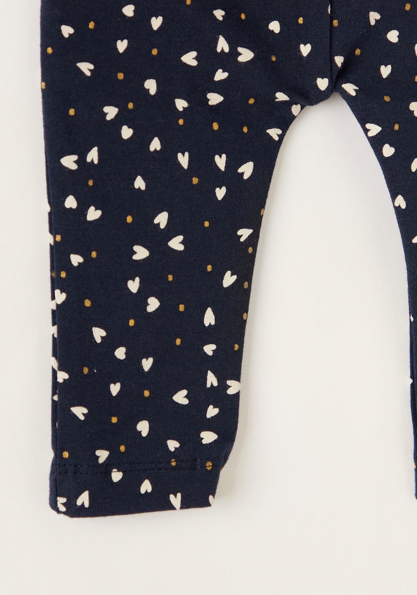 Giggles All-Over Heart Print Pyjamas with Drawstring Closure-Pyjama Sets-image-3