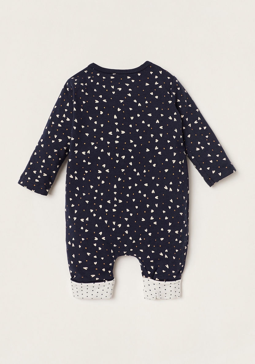 Giggles All-Over Printed Sleepsuit with Long Sleeves-Sleepsuits-image-2