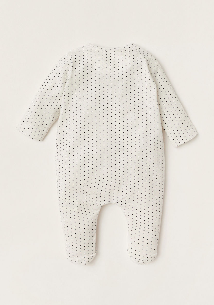 Giggles All-Over Printed Closed Feet Sleepsuit with Long Sleeves-Sleepsuits-image-3