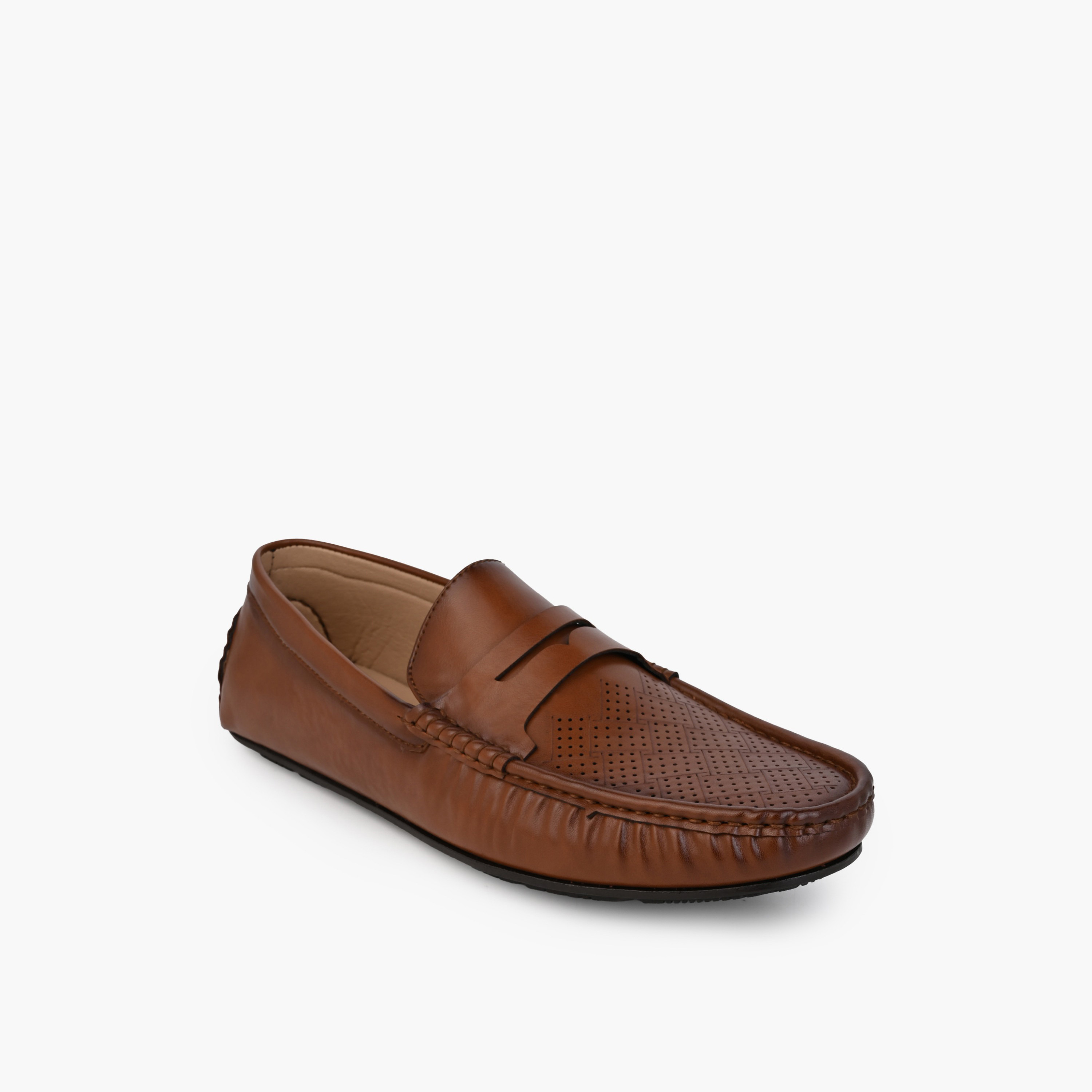 LBL by Shoexpress Men Perforated Design Loafers-men-shoes-loafersandmoccasins-image-2