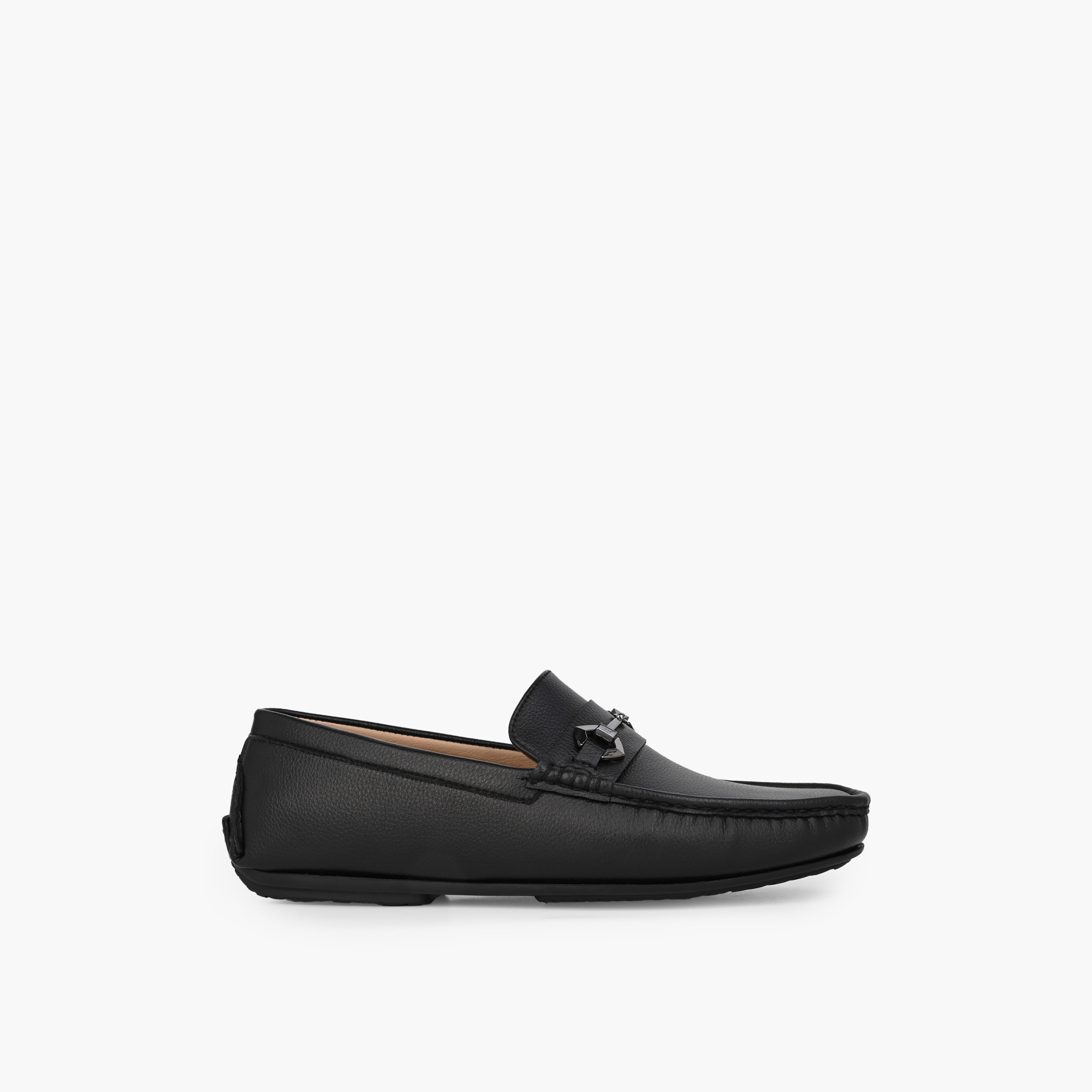 حذاء لوفر بحلية معدن للرجال إل بي إل من شو إكسبريس-men-shoes-loafersandmoccasins-image-3