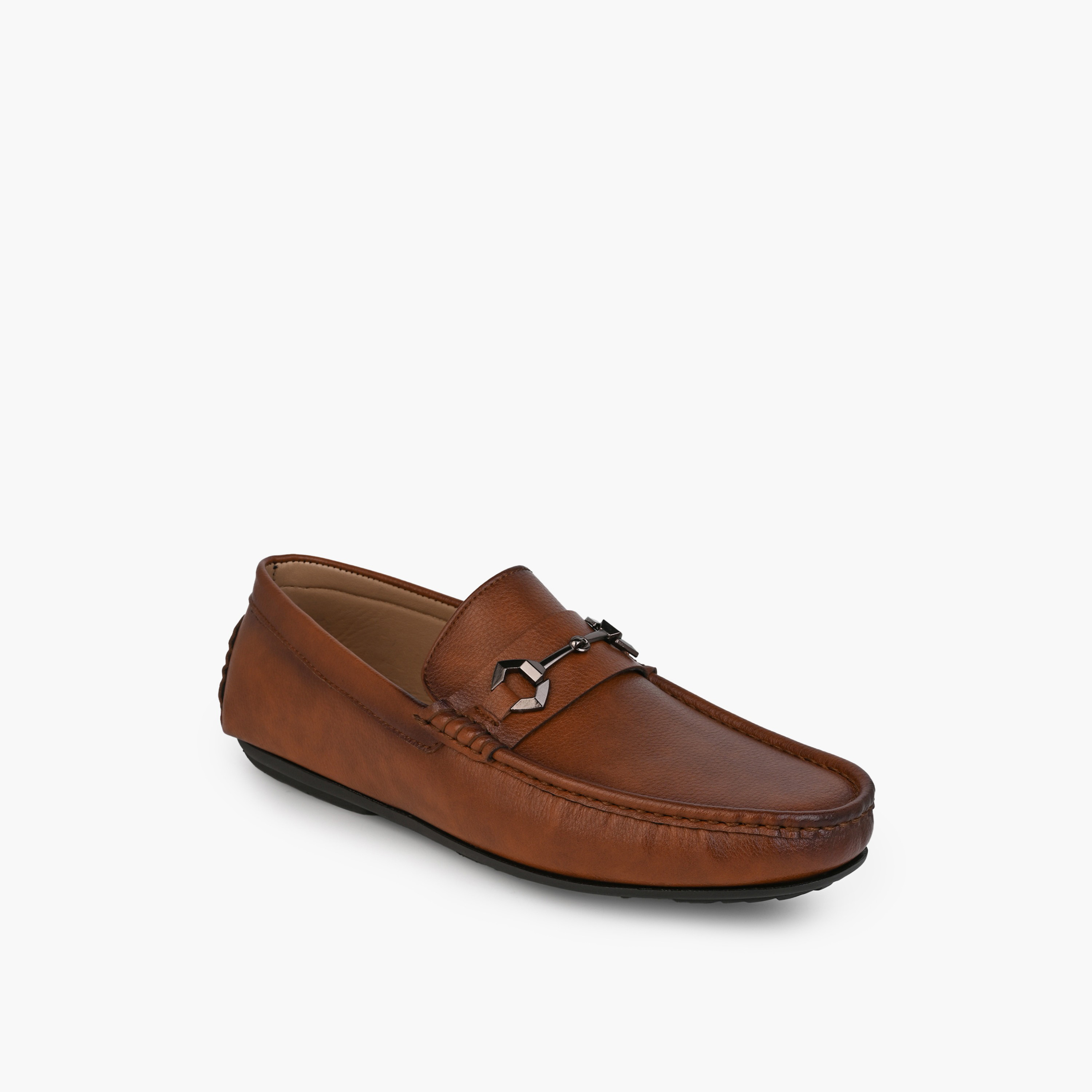 حذاء لوفر بحلية معدن للرجال إل بي إل من شو إكسبريس-men-shoes-loafersandmoccasins-image-12