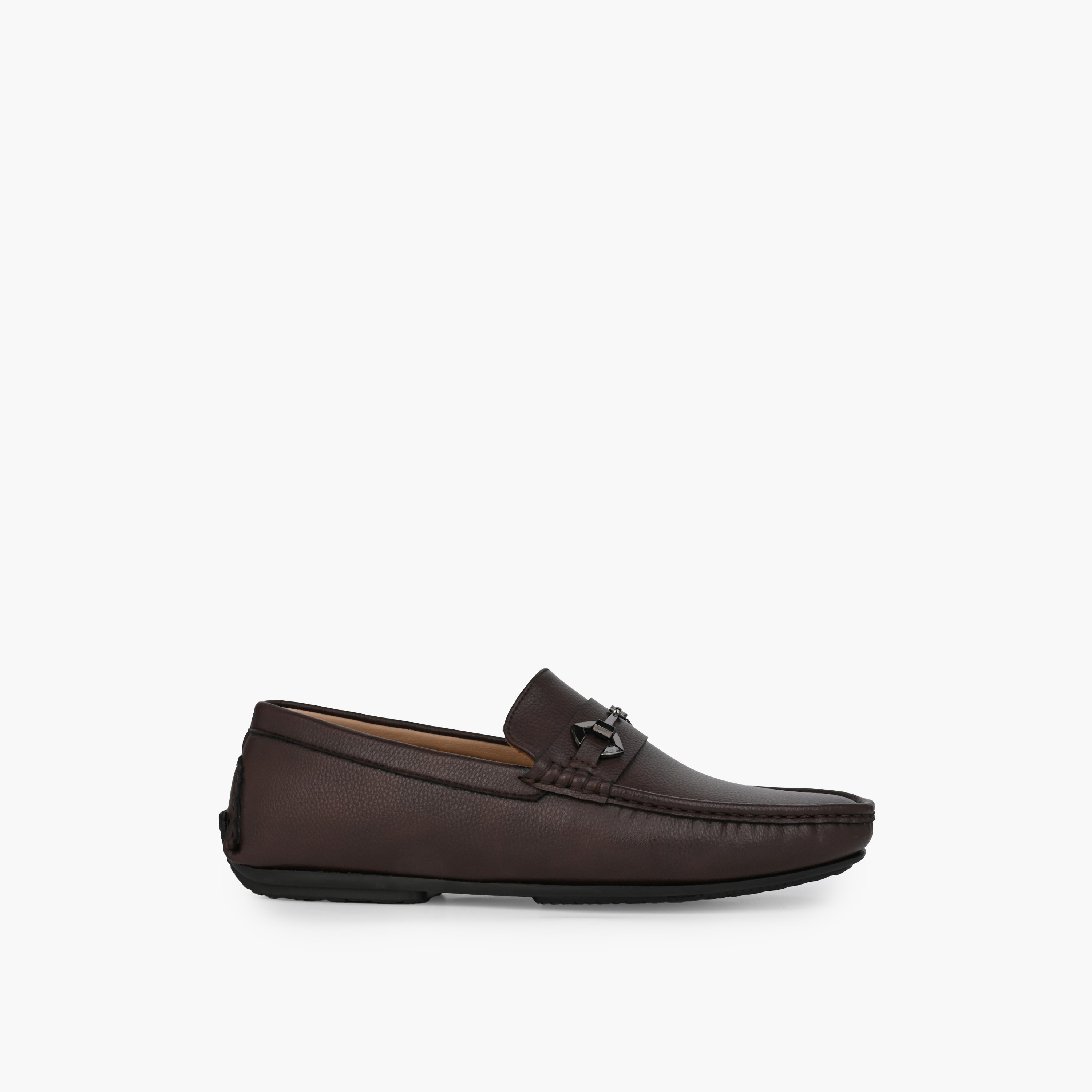 حذاء لوفر بحلية معدن للرجال إل بي إل من شو إكسبريس-men-shoes-loafersandmoccasins-image-8