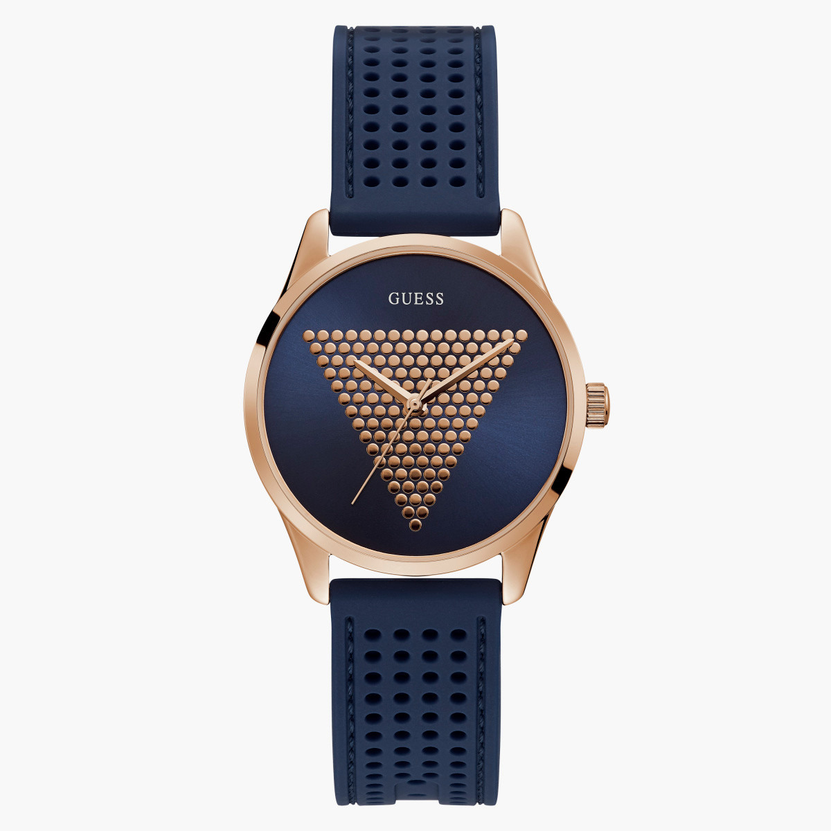 Guess Women's Mini Imprint Blue Analog Silicone Strap Watch W1227L3-women-watchesandjewellery-watches-image-1