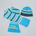 Real Madrid Printed Scarf with Embroidered Cap-Caps-thumbnail-0