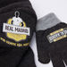 Real Madrid Printed Beanie Cap with Gloves-Caps-thumbnail-3