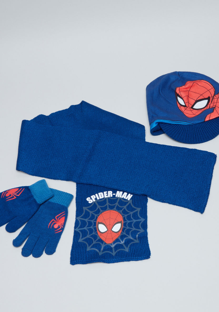 Spider-Man Printed 3-Piece Accessory Set-Caps-image-0
