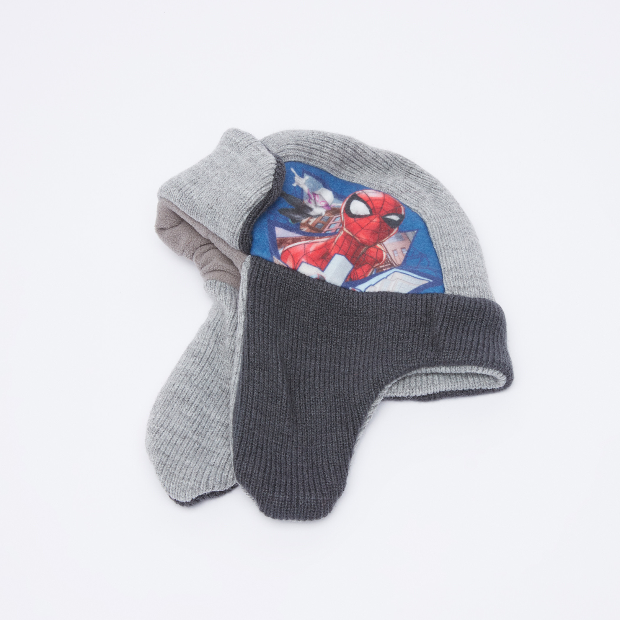 Spider-Man Printed Winter Cap-baby-boys-accessories-caps-image-1