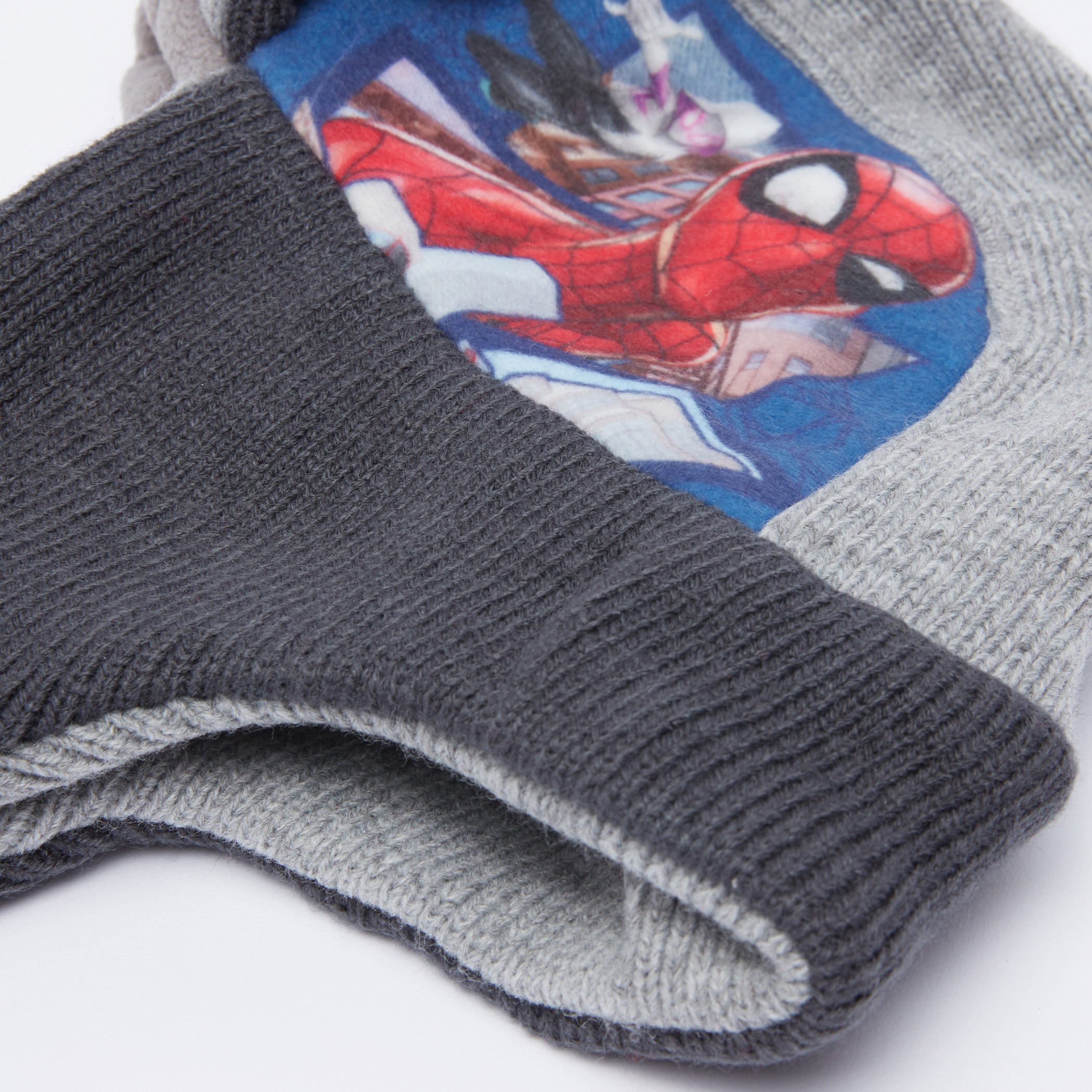 Spider-Man Printed Winter Cap-baby-boys-accessories-caps-image-3