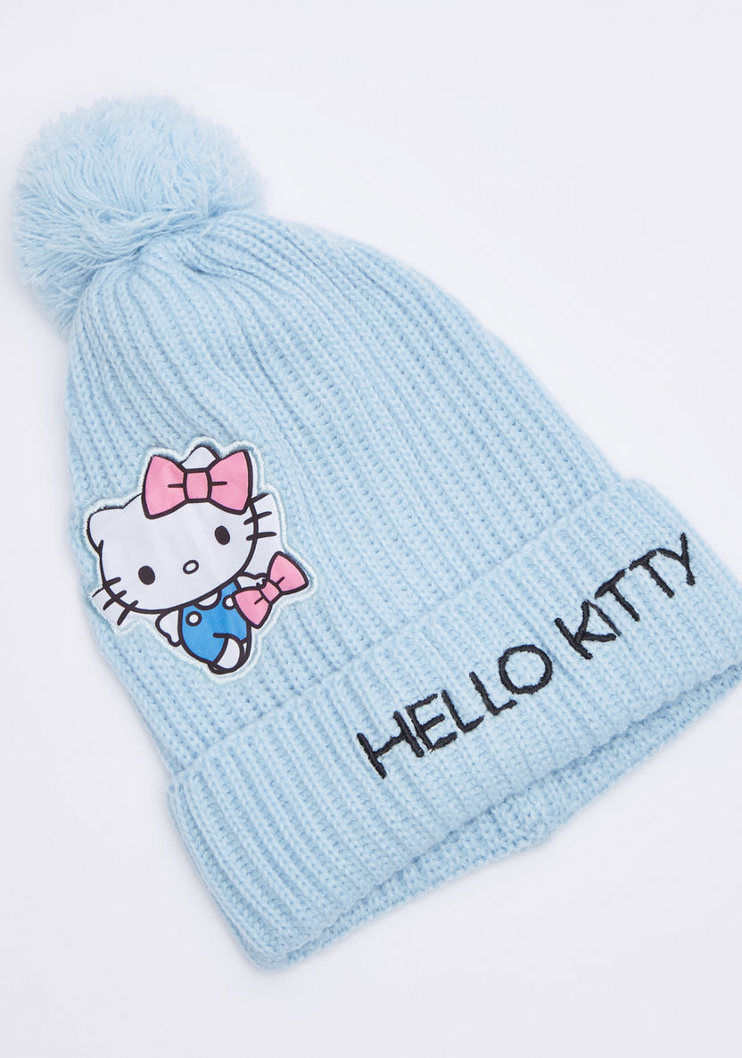 Hello Kitty Printed 3-Piece Winter Accessory Set-Scarves-image-1