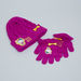 Hello Kitty Applique Detail Winter Cap with Gloves-Caps-thumbnail-0