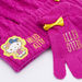 Hello Kitty Applique Detail Winter Cap with Gloves-Caps-thumbnail-3