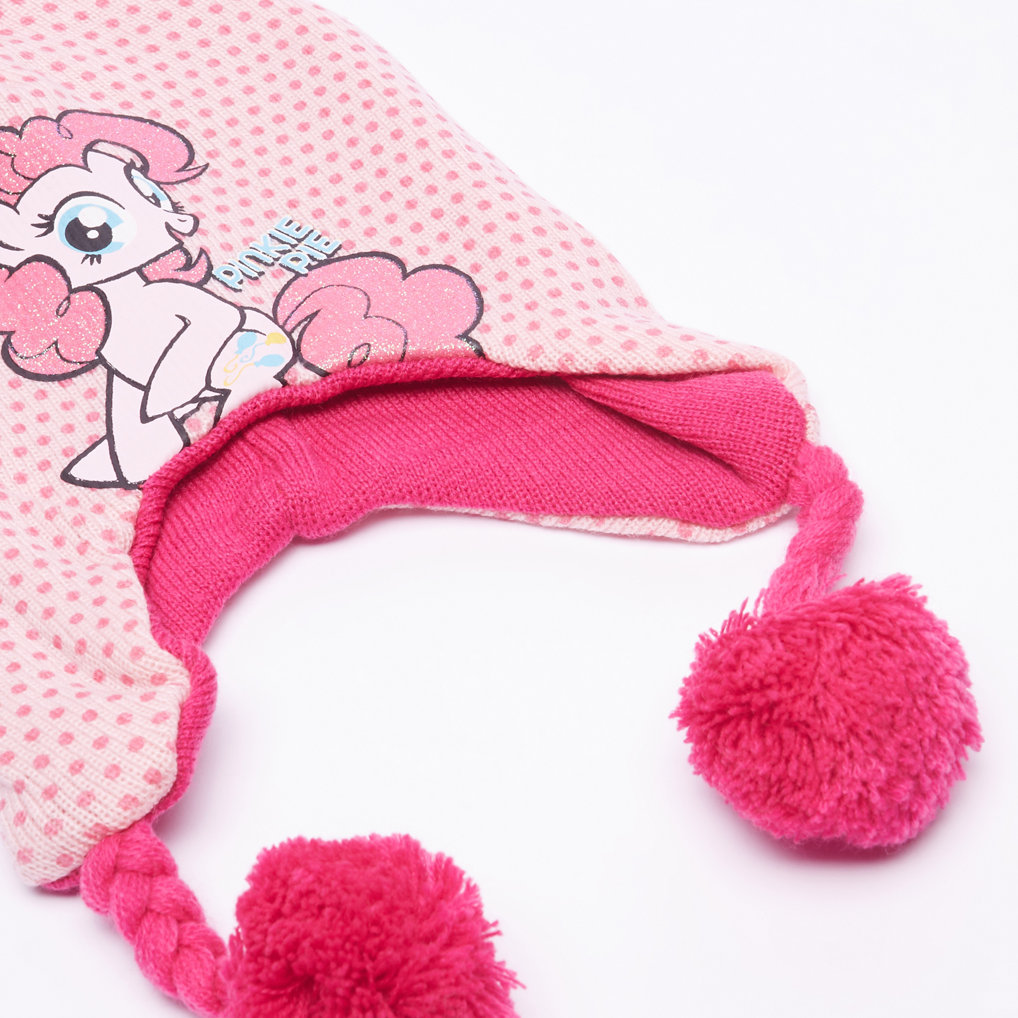 My Little Pony Printed Cap with Pom-Pom Detail-girls-accessories-caps-image-3