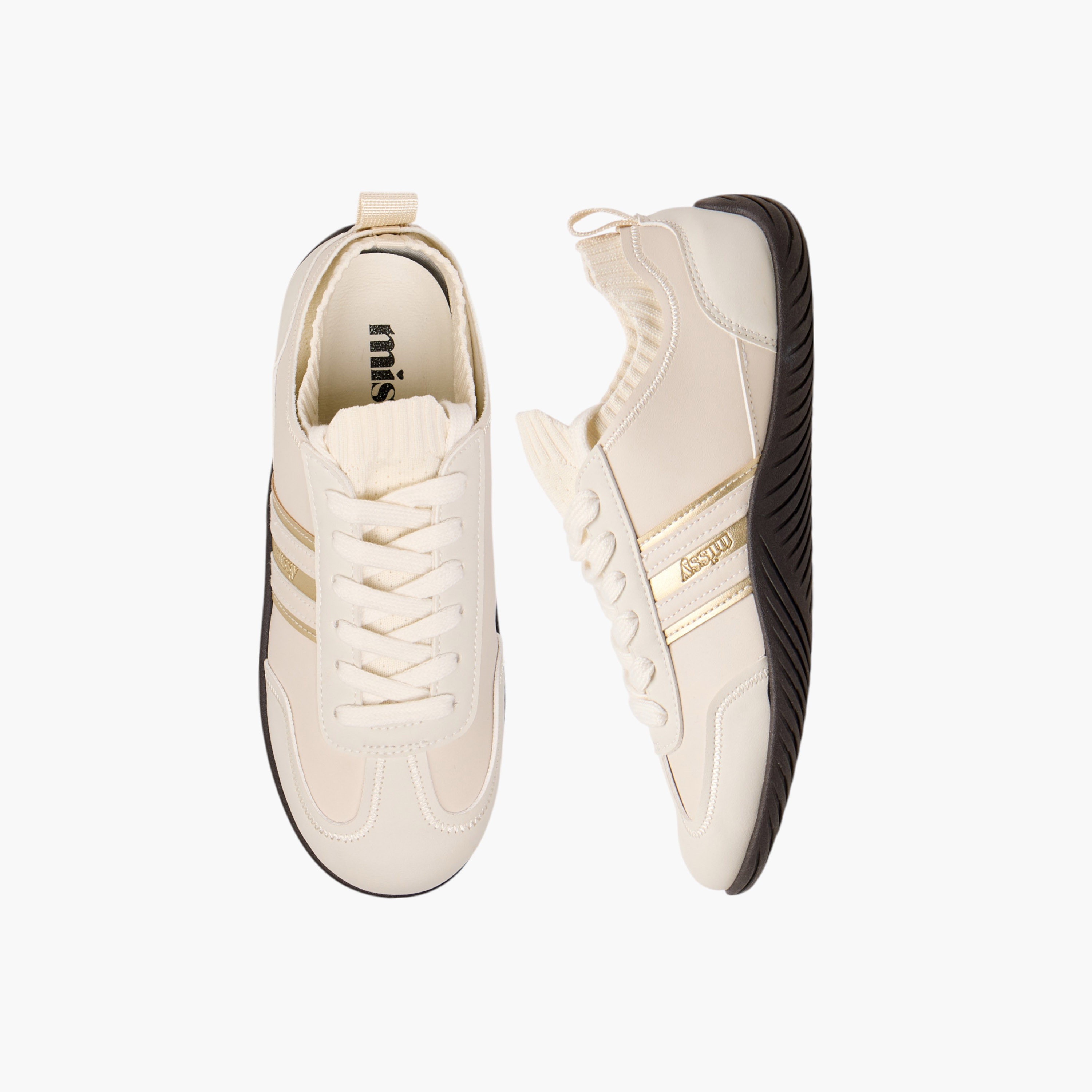 Missy Panelled Lace-Up Sneakers with Pull Tab-women-shoes-sneakers-image-1