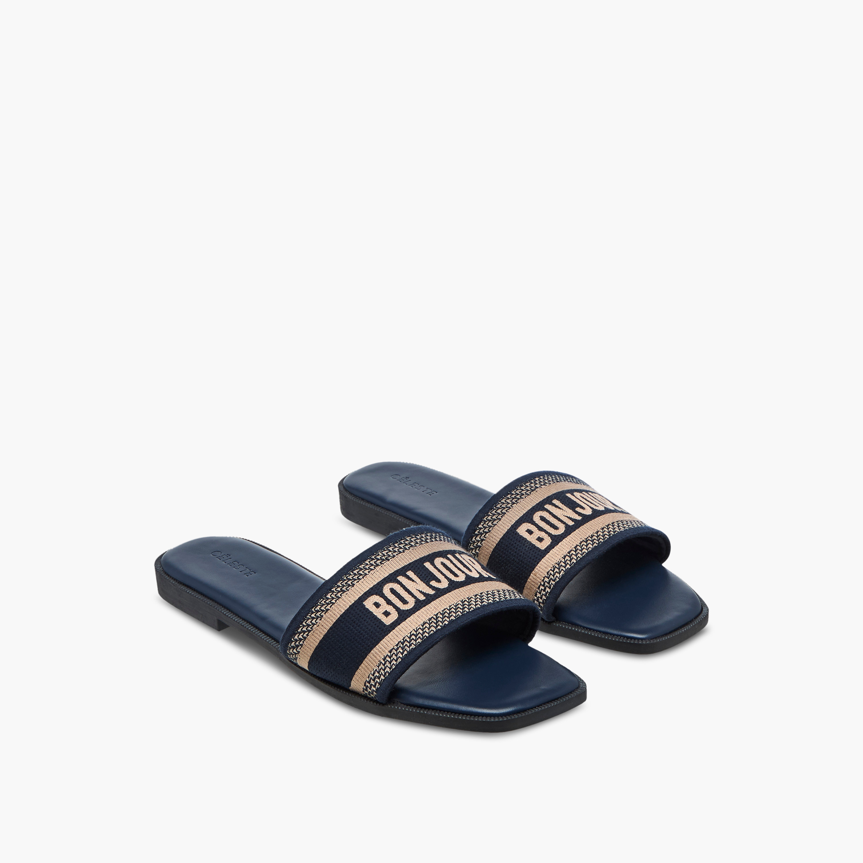Celeste Women's Textured Slip-On Flat Sandals-women-shoes-flats-sandals-image-1