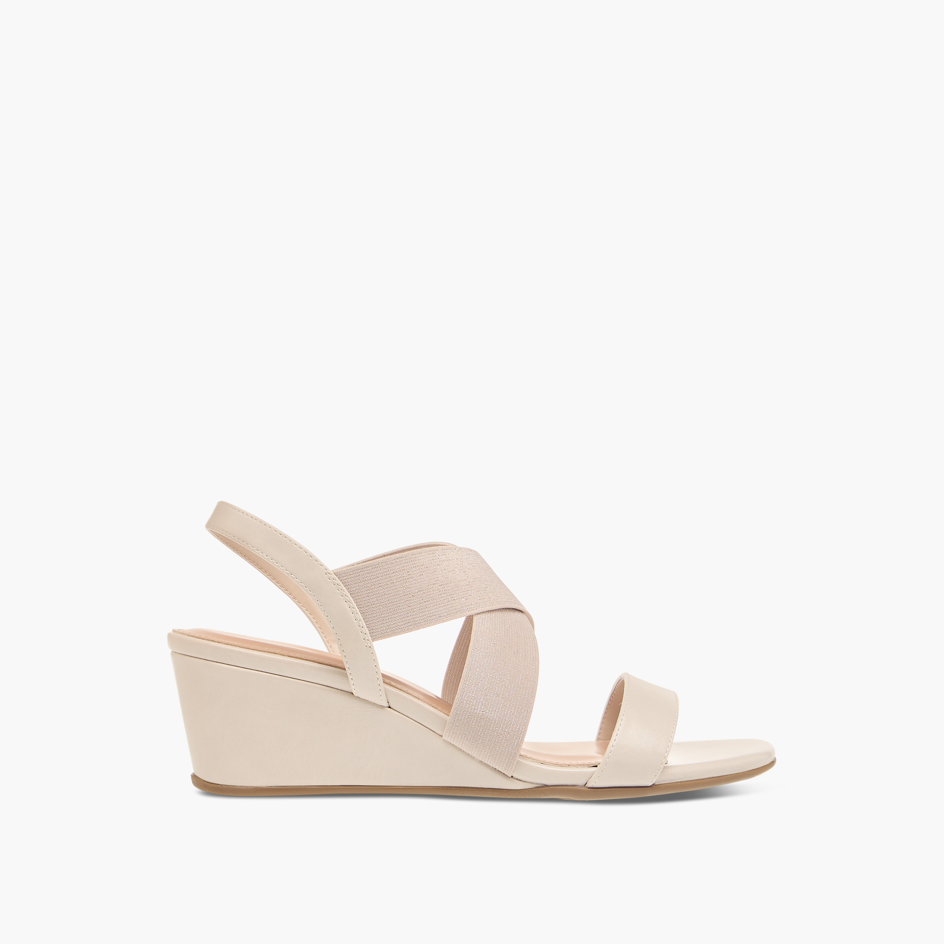 Celeste Women's Solid Cross Strap Sandals with Wedge Heels-women-shoes-sandals-heeled-image-8