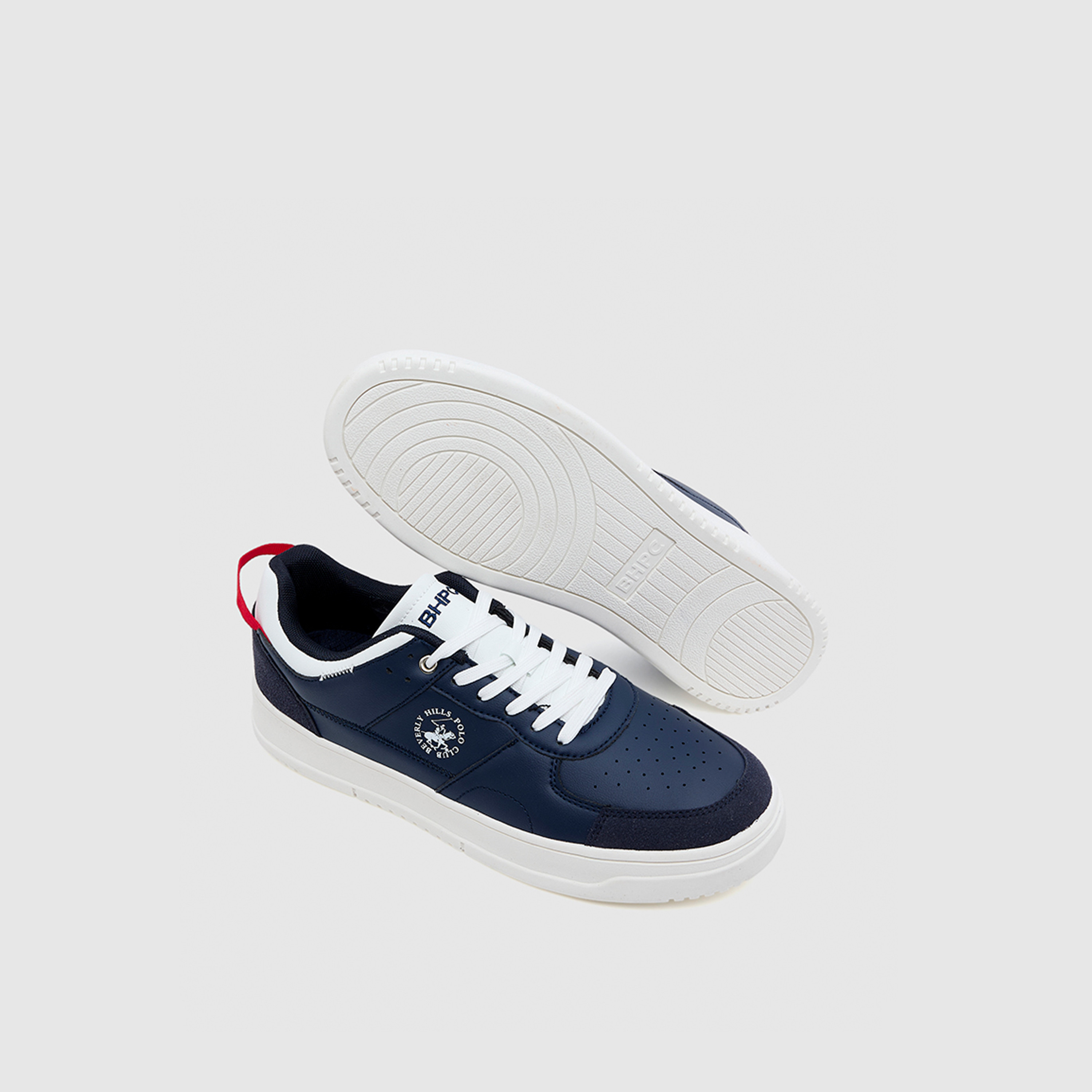 Beverly Hills Polo Club Men's Lace-Up Low Ankle Sneakers | W25-S08HM6190-men-shoes-sneakers-image-2