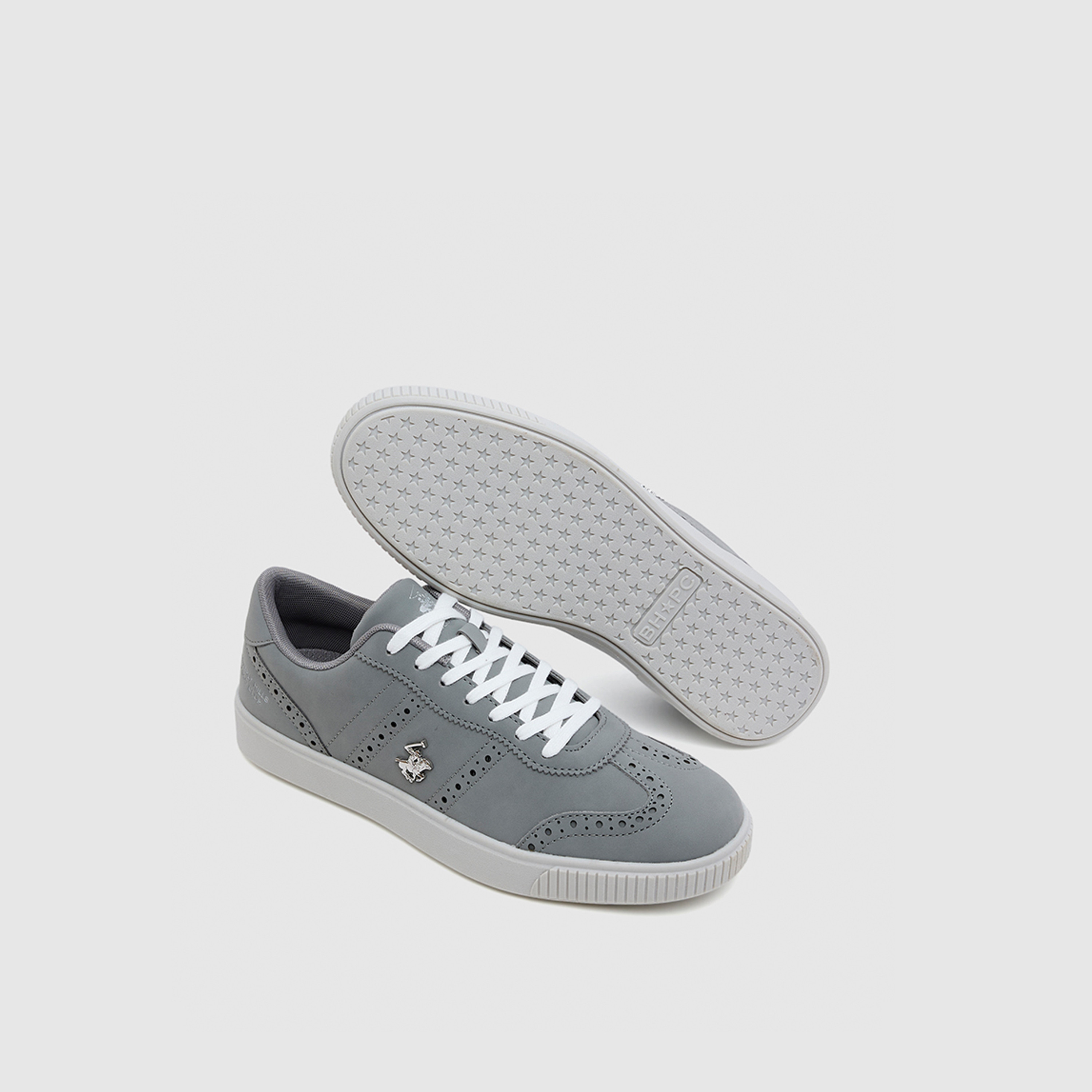 Beverly Hills Polo Club Men's Lace-Up Low Ankle Sneakers | W25-S08HM6192-men-shoes-sneakers-image-2