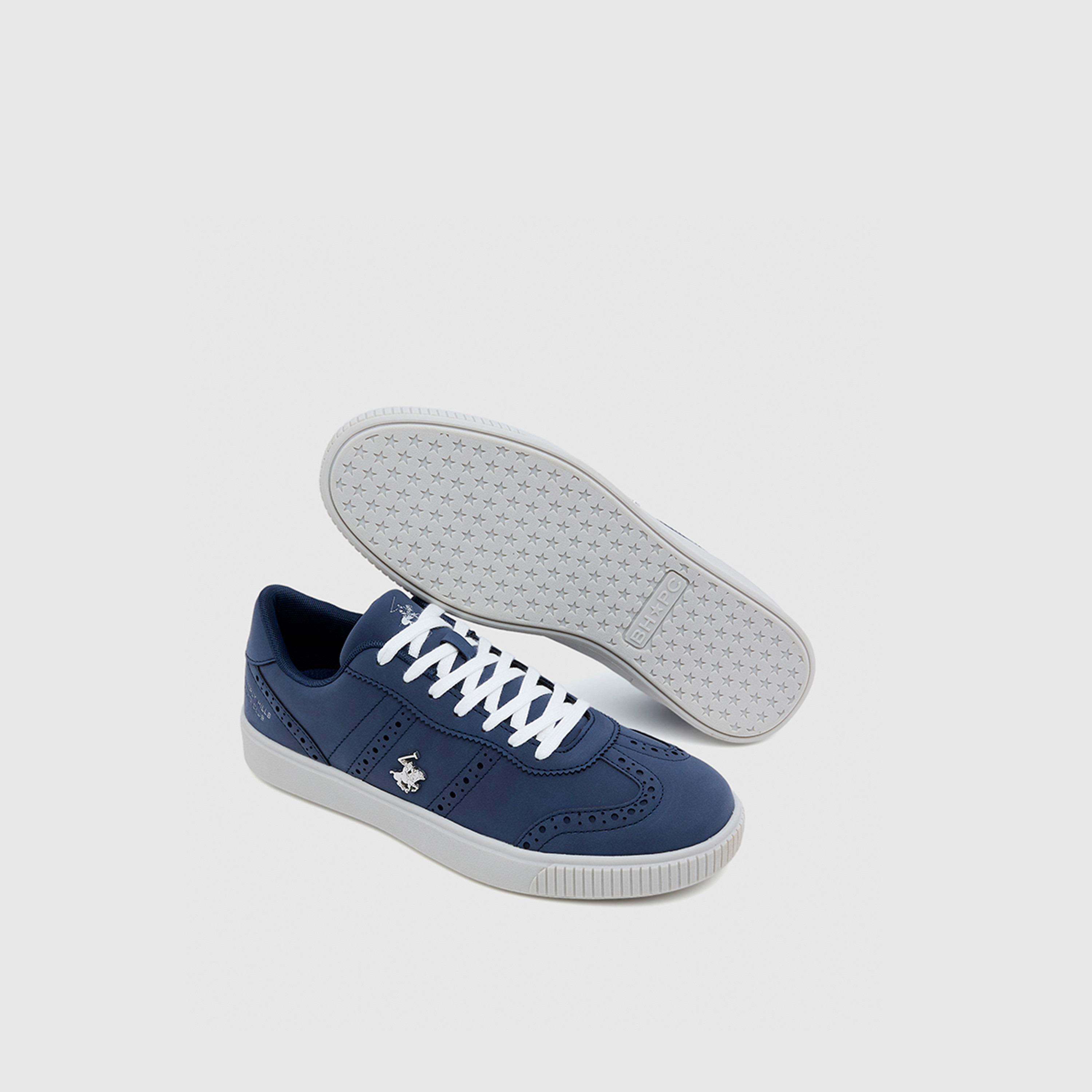 Beverly Hills Polo Club Men's Lace-Up Low Ankle Sneakers | W25-S08HM6192-men-shoes-sneakers-image-6