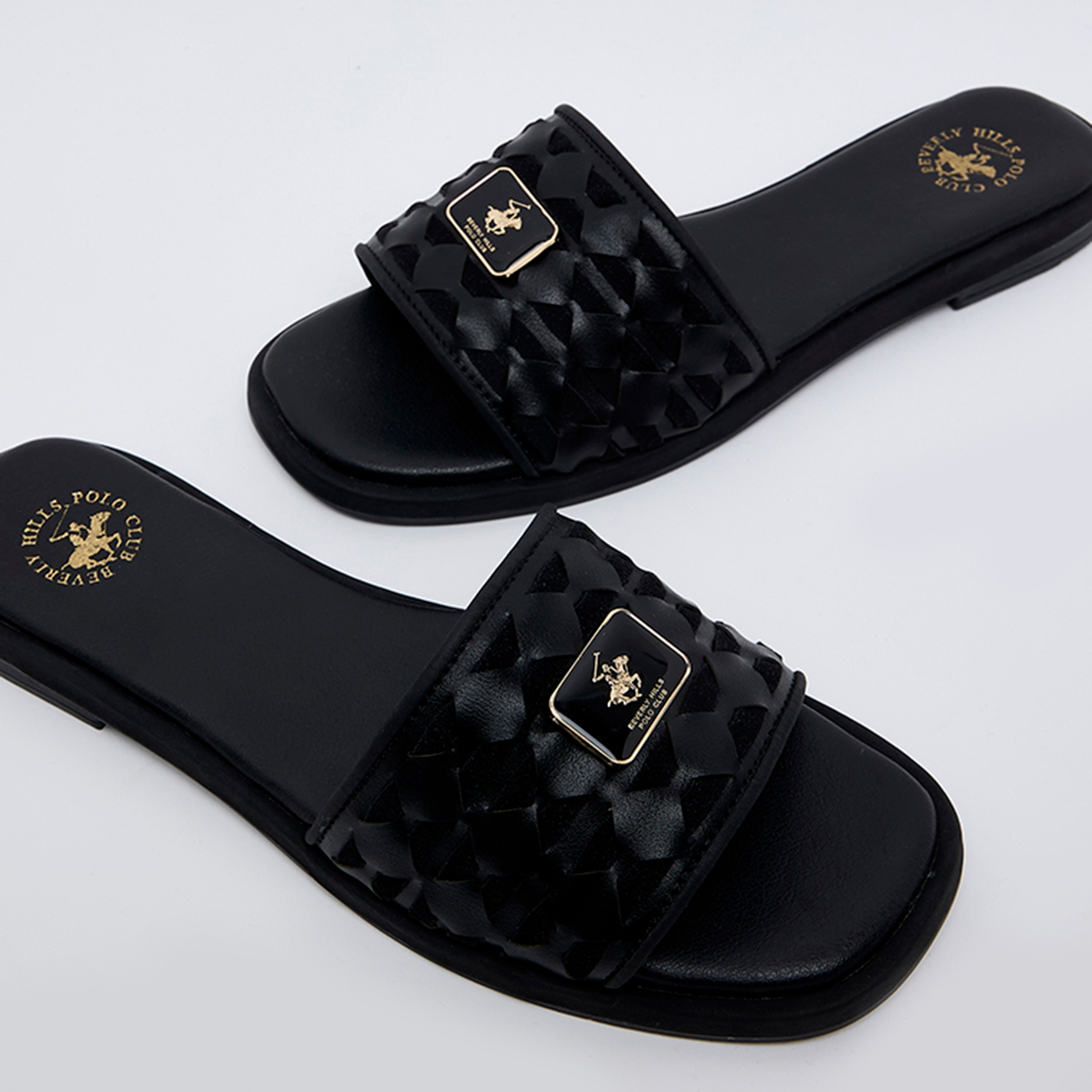 بيفرلي هيلز بولو كلوب - صندل مسطح سهل الارتداء للنساء | W25-S08HW6188-women-shoes-flats-slides-image-6
