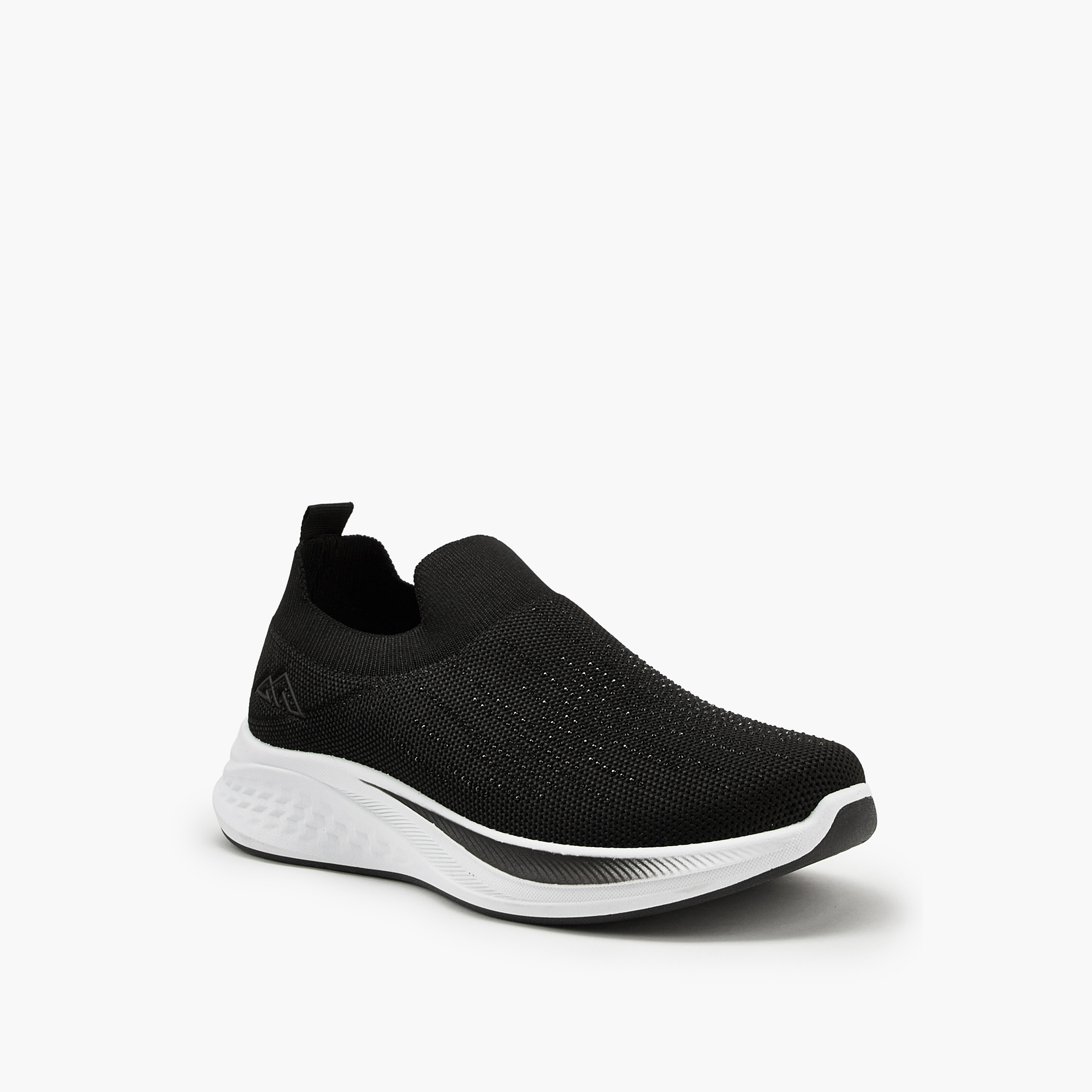 Oaklan by Shoexpress Embellished Slip-On Sports Shoes with Pull Tabs-sports-women-shoes-image-2