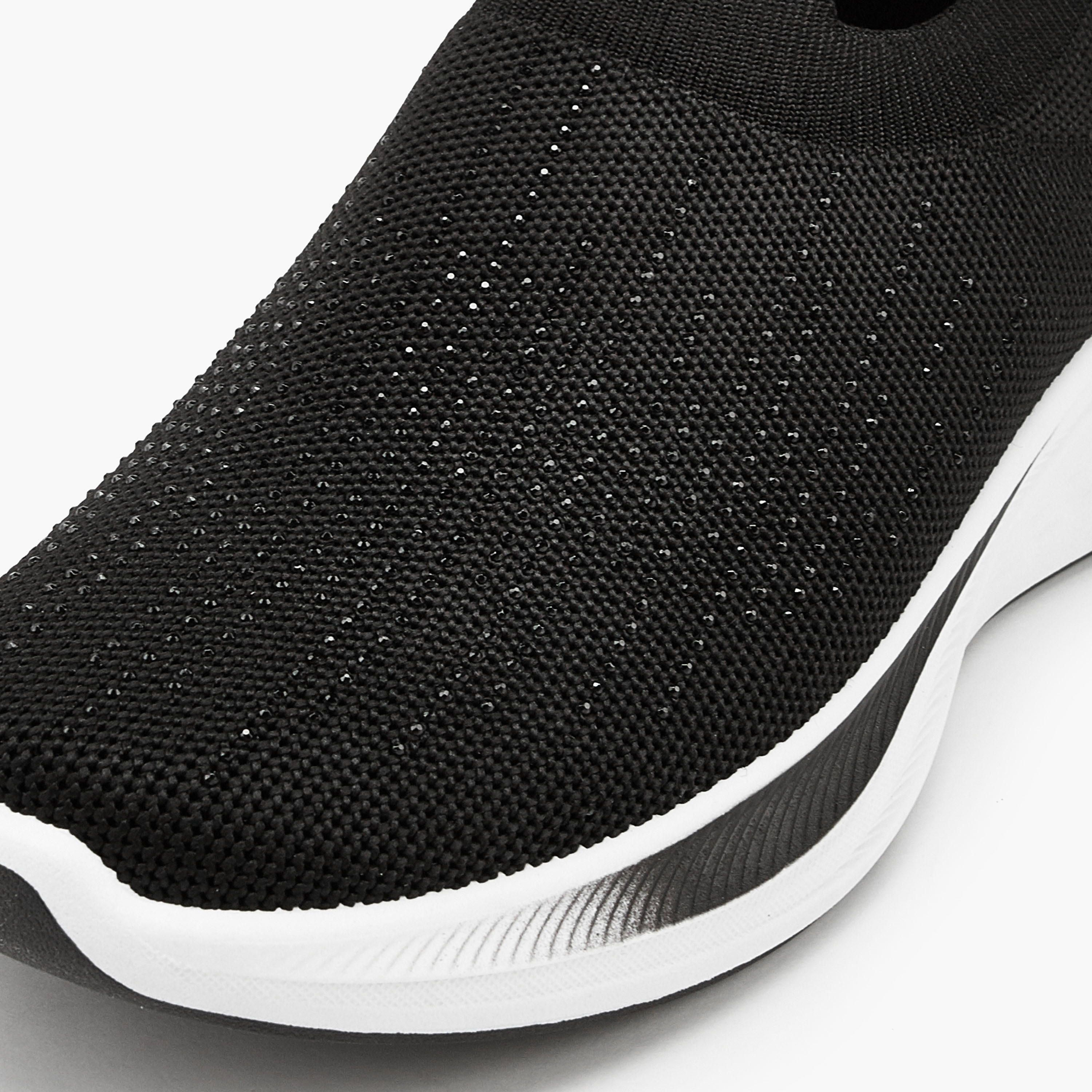 Oaklan by Shoexpress Embellished Slip-On Sports Shoes with Pull Tabs-sports-women-shoes-image-5