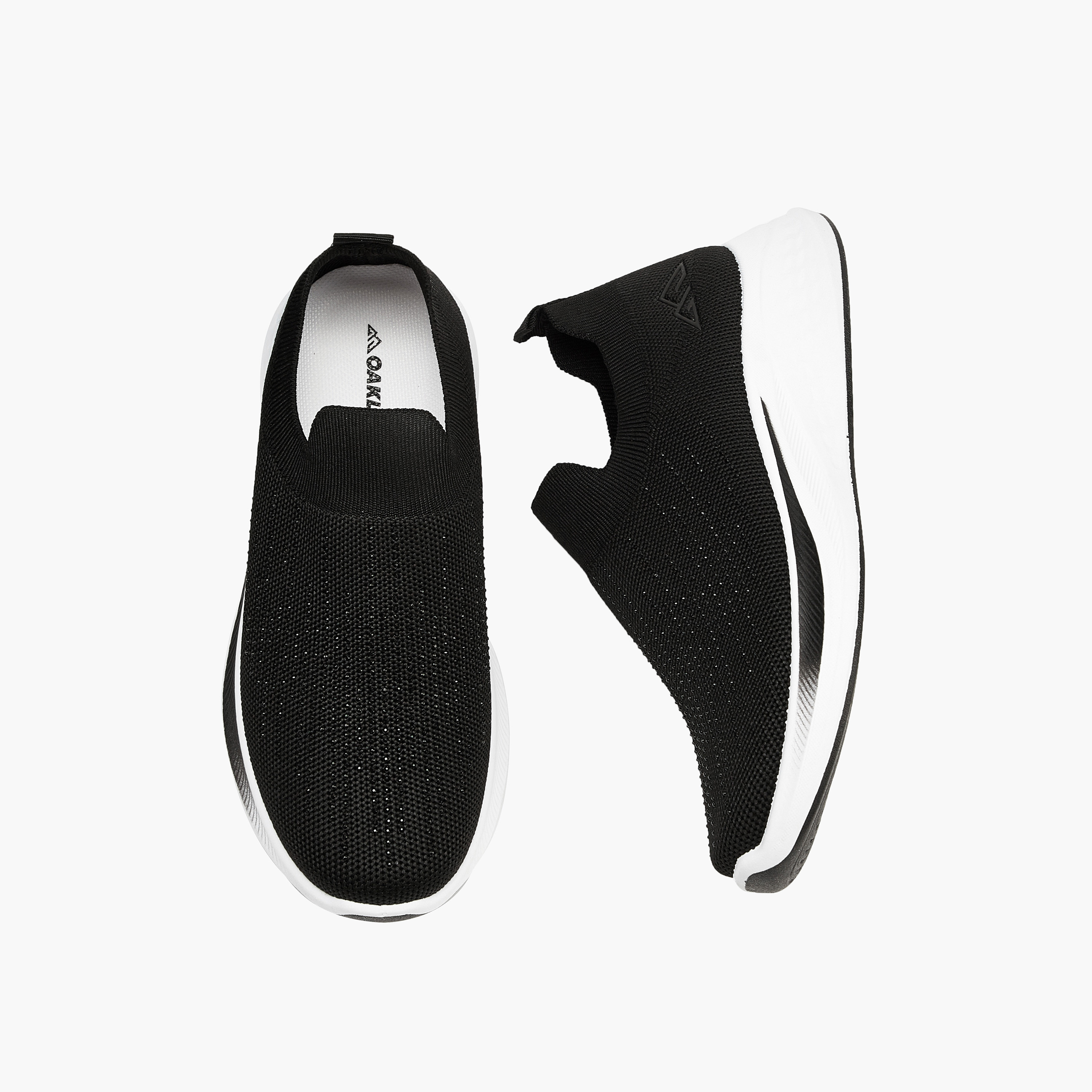 Oaklan by Shoexpress Embellished Slip-On Sports Shoes with Pull Tabs-sports-women-shoes-image-1